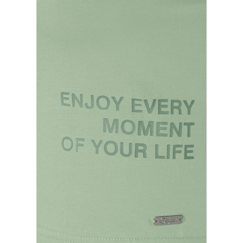 Buffalo Tanktop, mit Statement Druck
