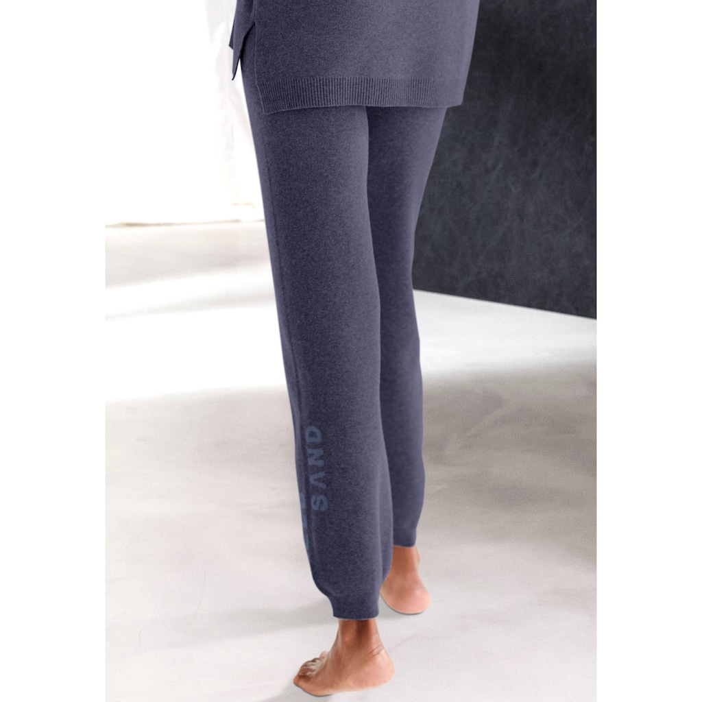 Elbsand Strickhose, mit eingestricktem Logo, aus hochwertigen Feinstrick, Loungewear
