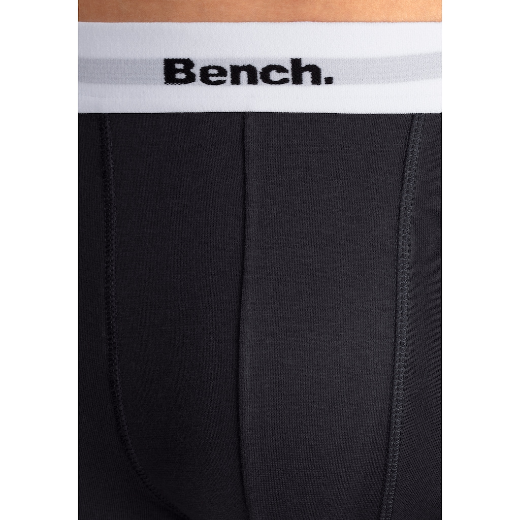 Bench. Boxer »Boxershorts für Herren«, (Packung, 4 St.), Unterhosen mit kontrastfarbigem Bund