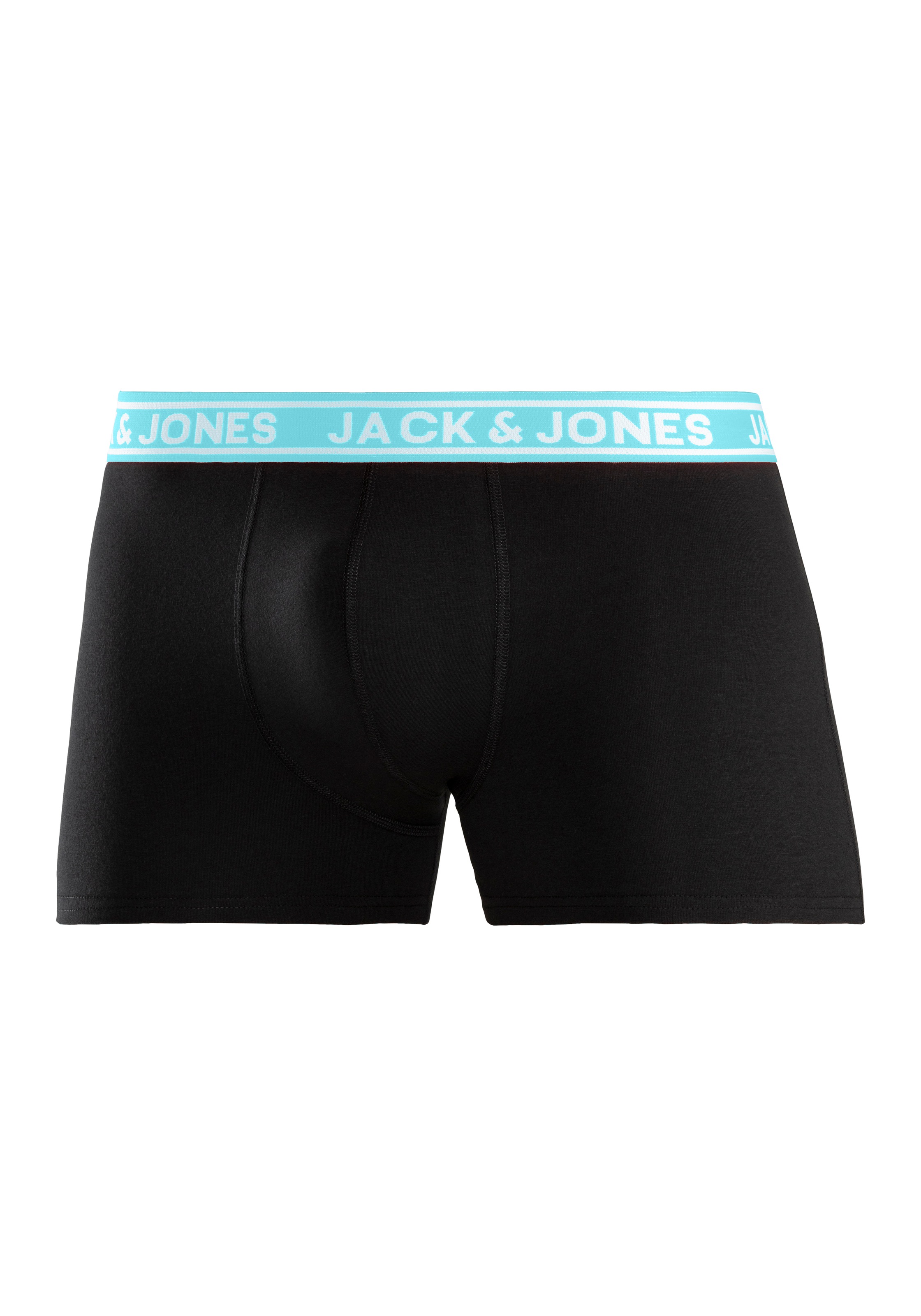 Jack & Jones Tronc »JACCRISP im 6er Pack mit Logobund und Stretchkomfort« Packung, 6 cuis unifarben mit Farbeinsatz, modisch, eng anliegend, Baumwollmischung