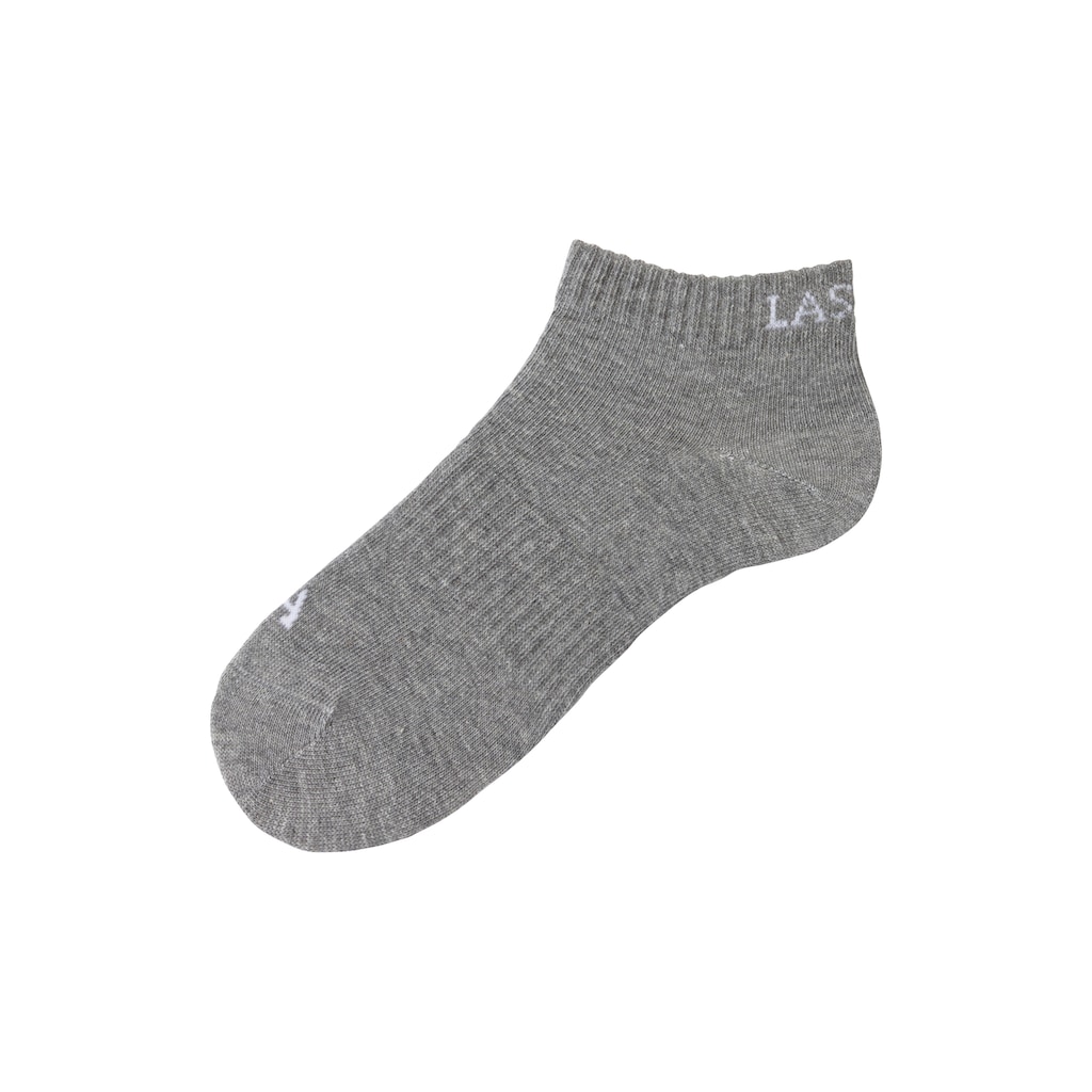 LASCANA ACTIVE Sneakersocken, (Packung, 6 Paar), mit eingestricktem Marken Logo