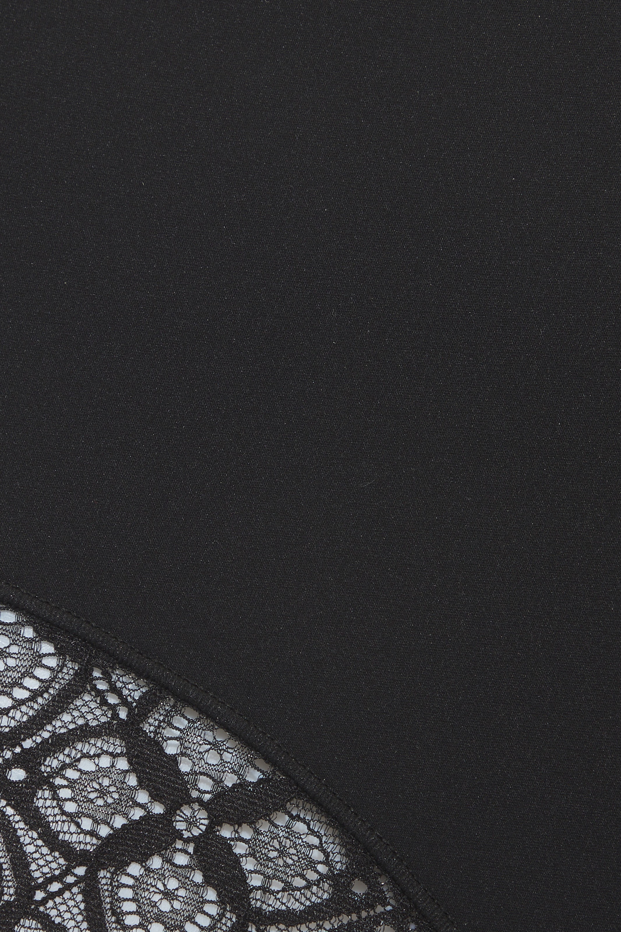 LASCANA Panty taille haute uni, avec dentelle, coupe ajustée, taille haute, sculptant la silhouette