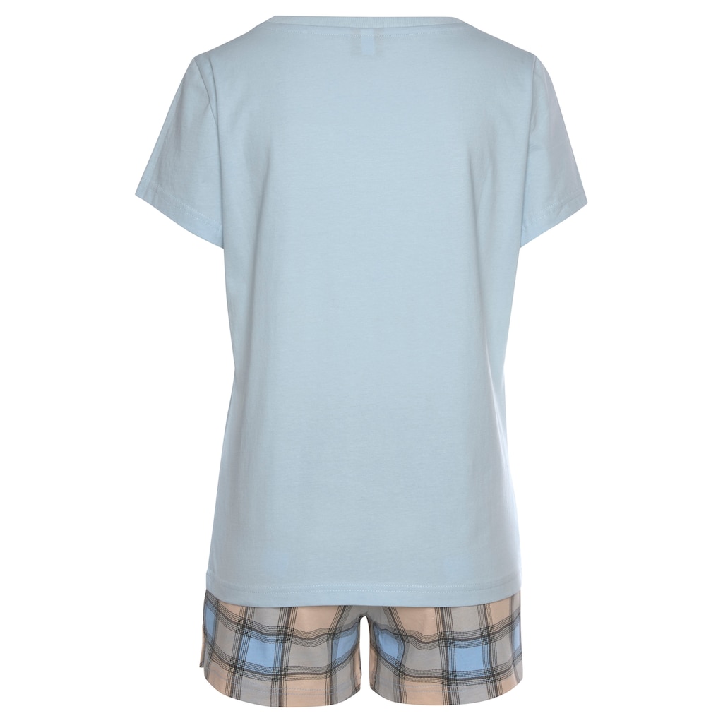 Vivance Dreams Shorty, (4 tlg., 2 Stück), mit Frontdruck