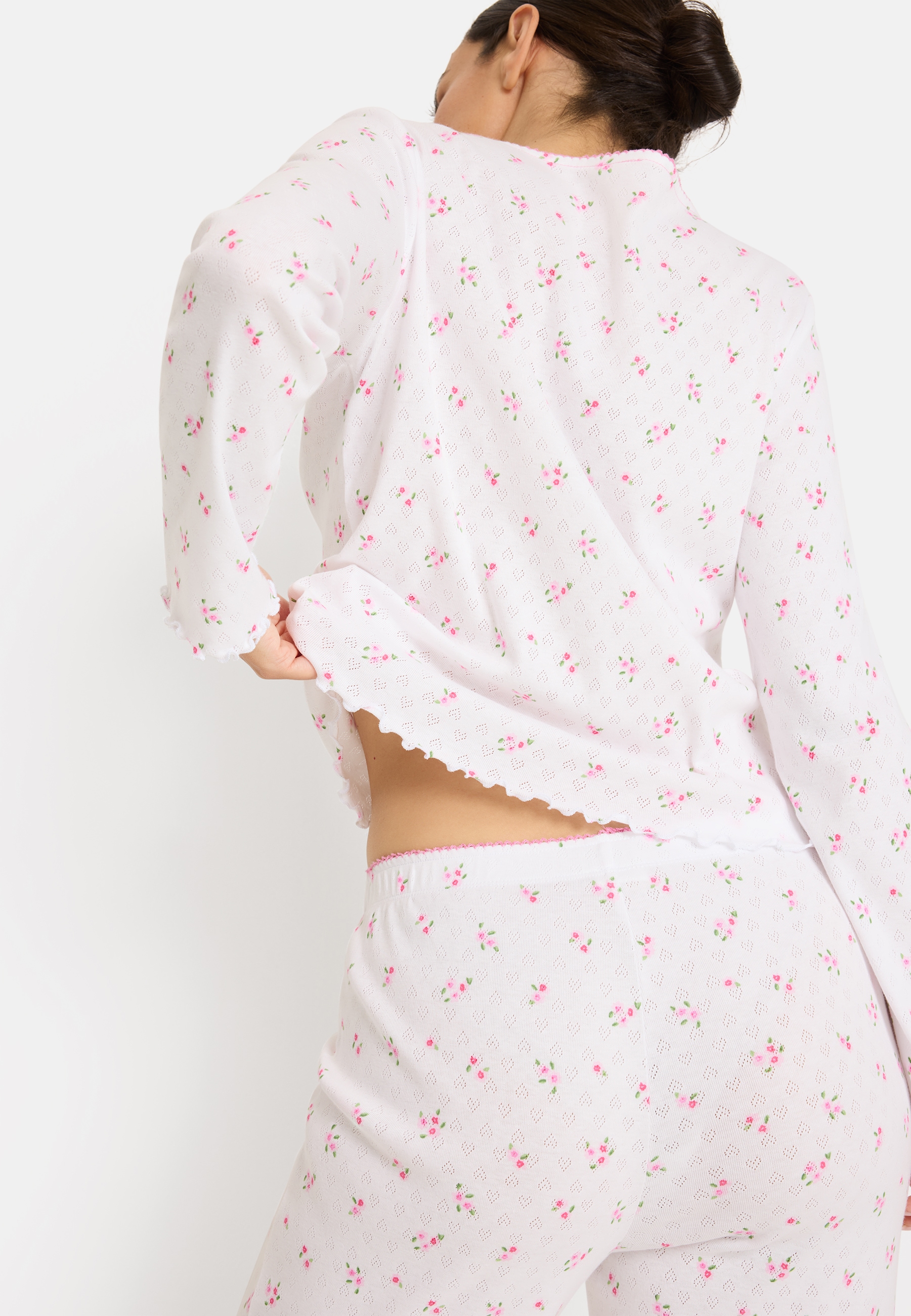LSCN by LASCANA Pyjama 2 mit süssen Zierschleifen