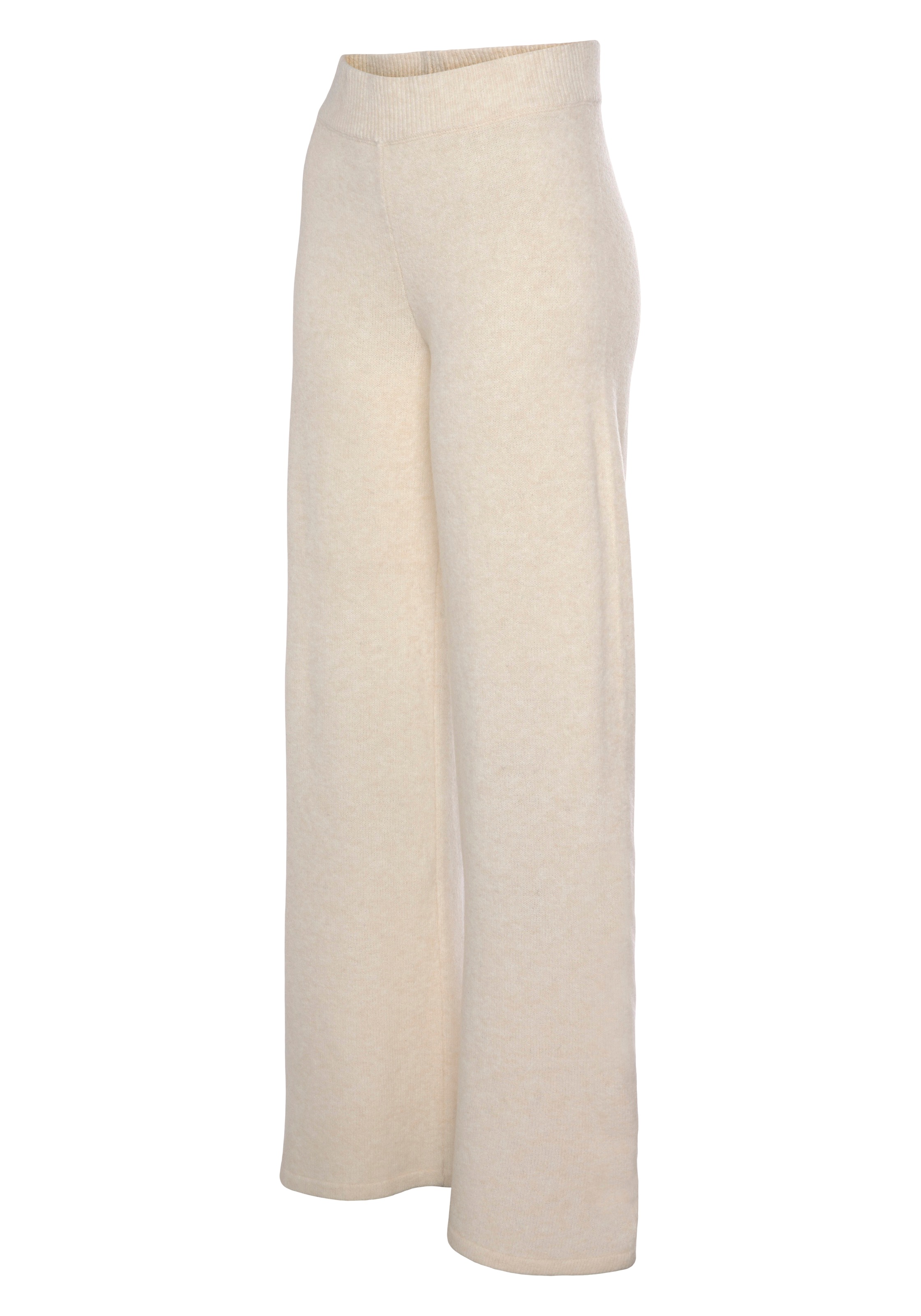 LASCANA Strickhose, mit Rippbündchen, Loungewear