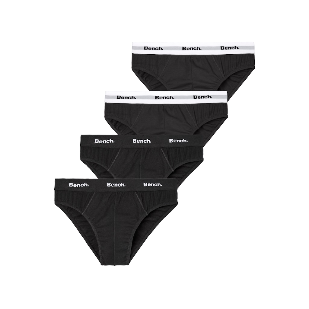 Bench. Slip, (Packung, 4 St.), mit kontrastfarbigem Webbündchen