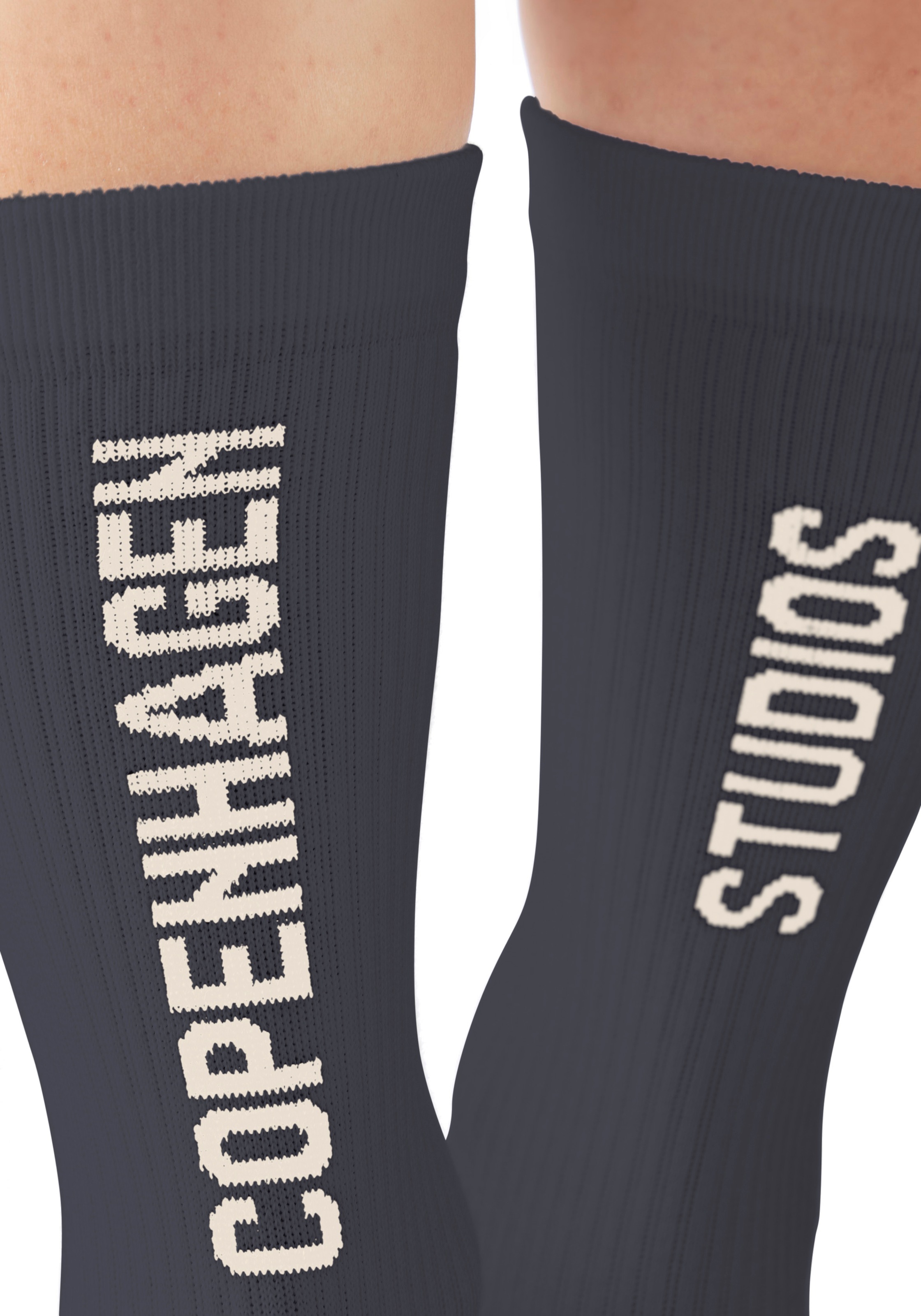 Copenhagen Studios Tennissocken, (Packung, 3 Paar), mit grossem Schriftzug