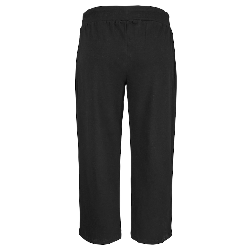 Beachtime 7/8-Strandhose, aus weichem Jersey, Wide-Leg, Jogginghose, Relaxhose