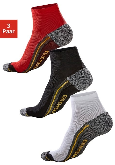 Chiemsee Wandersocken, (Packung, 3 Paar), mit Komfortbündchen