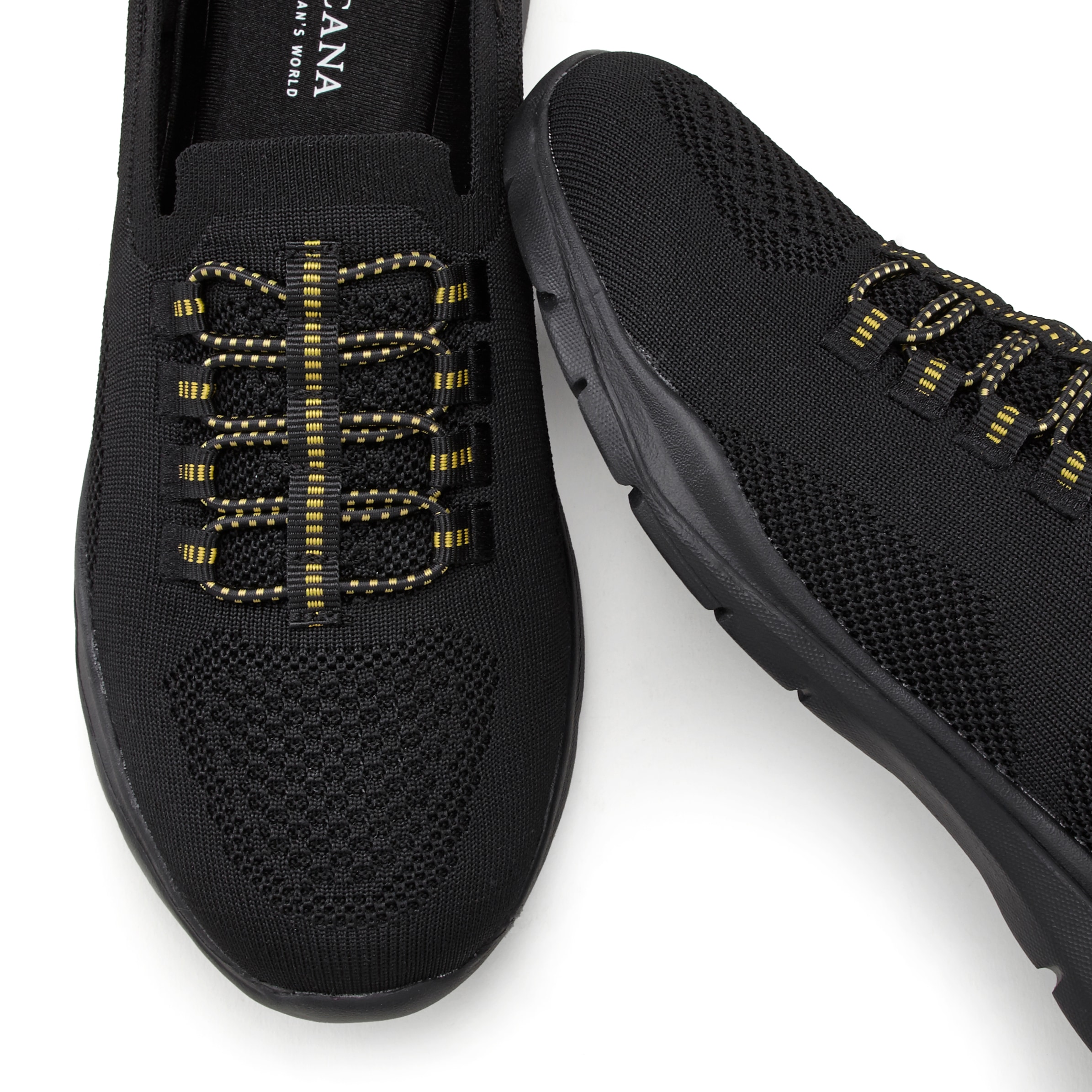 LASCANA Sneaker, Slipper, Halbschuh, zum Reinschlüpfen, leichtes Meshmaterial VEGAN