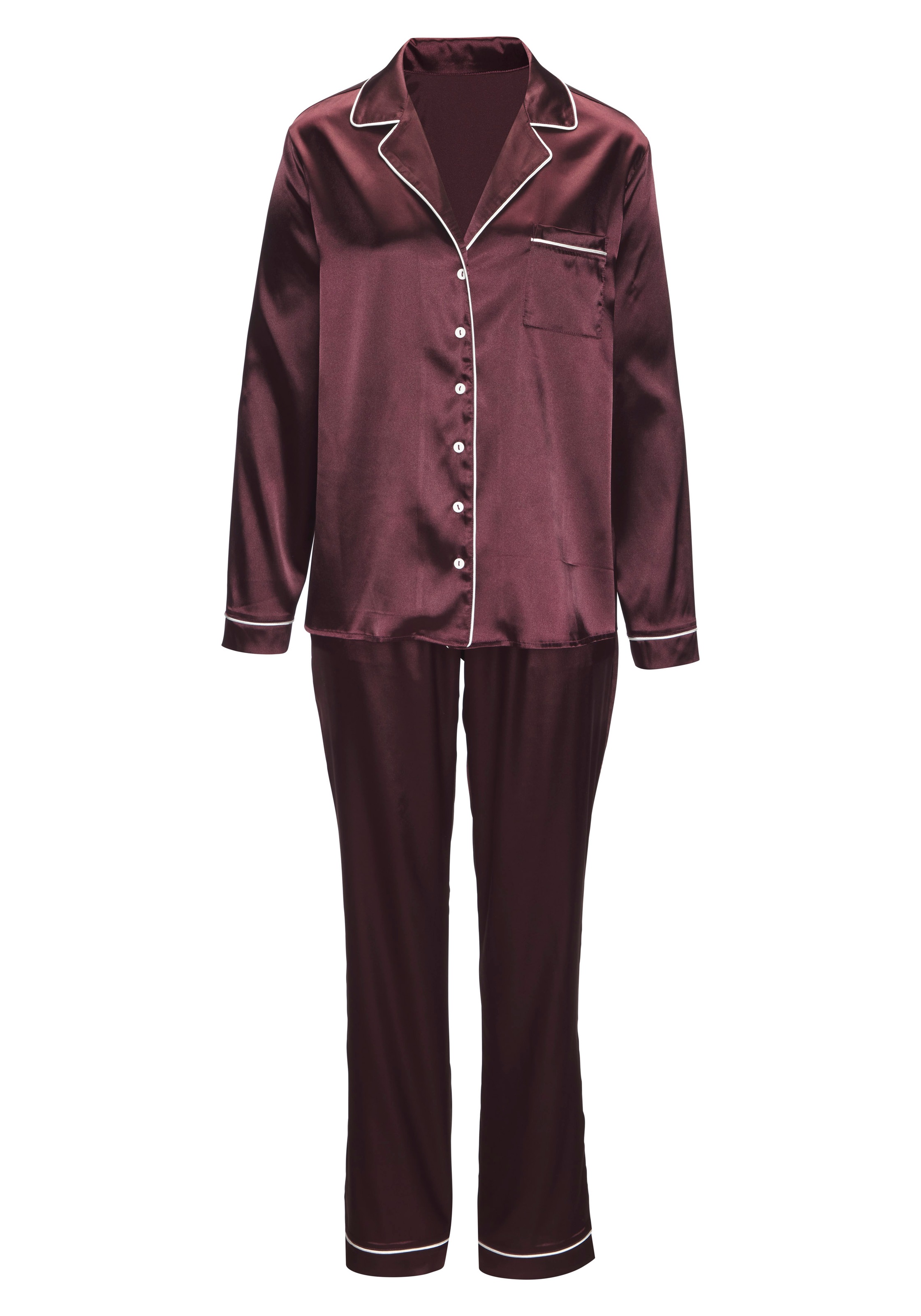 s.Oliver Pyjama 3-teilig, 3 tlg. Mit schöner Schlafmaske