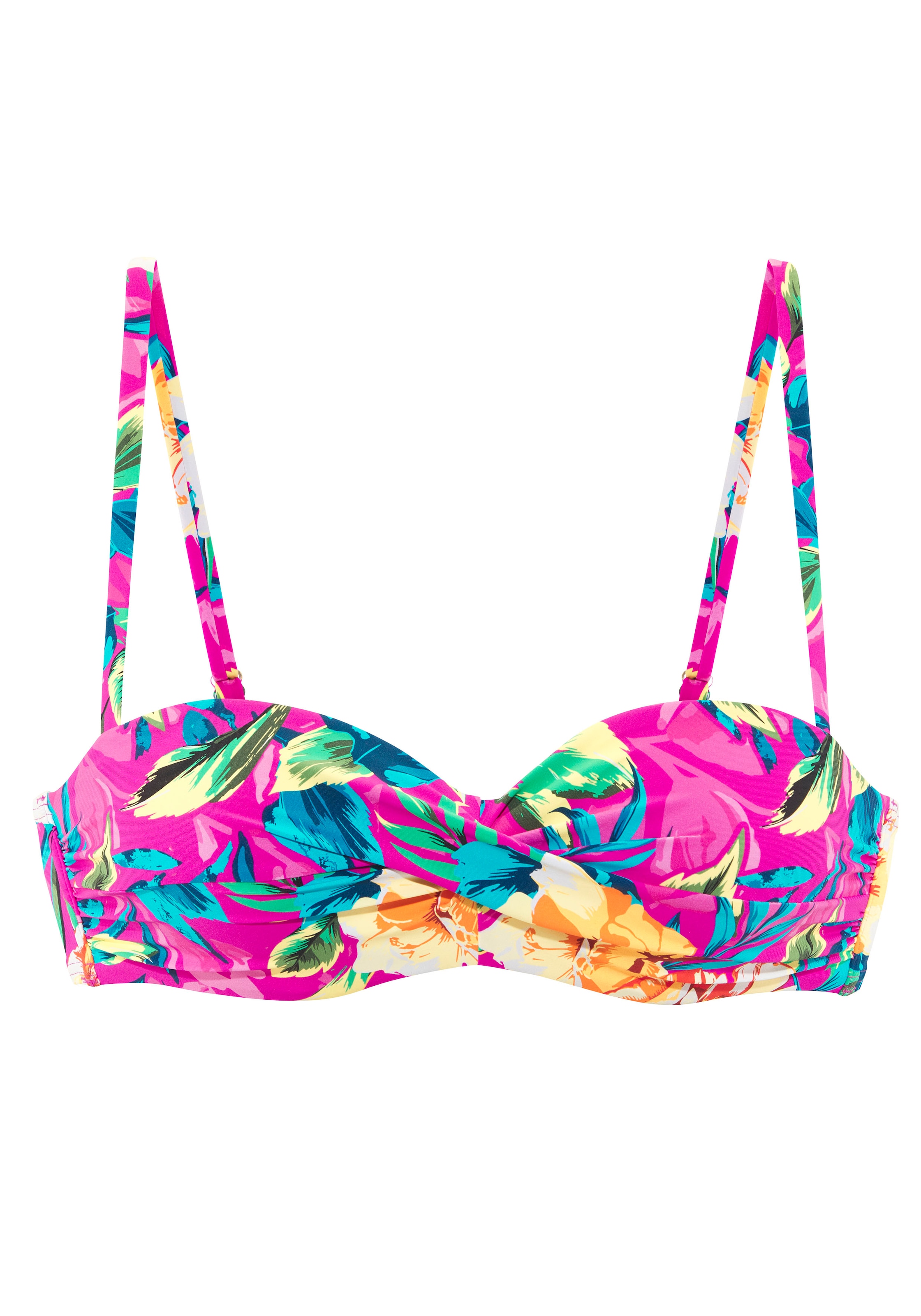 LASCANA Top bikini bandeau à armatures »Riley« mit 3 Tragevarianten