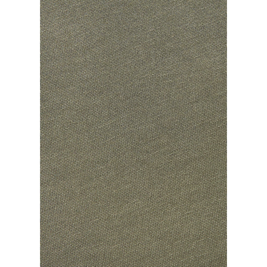 LASCANA Strandtop, mit Zierknöpfen, Sommertop, Basic