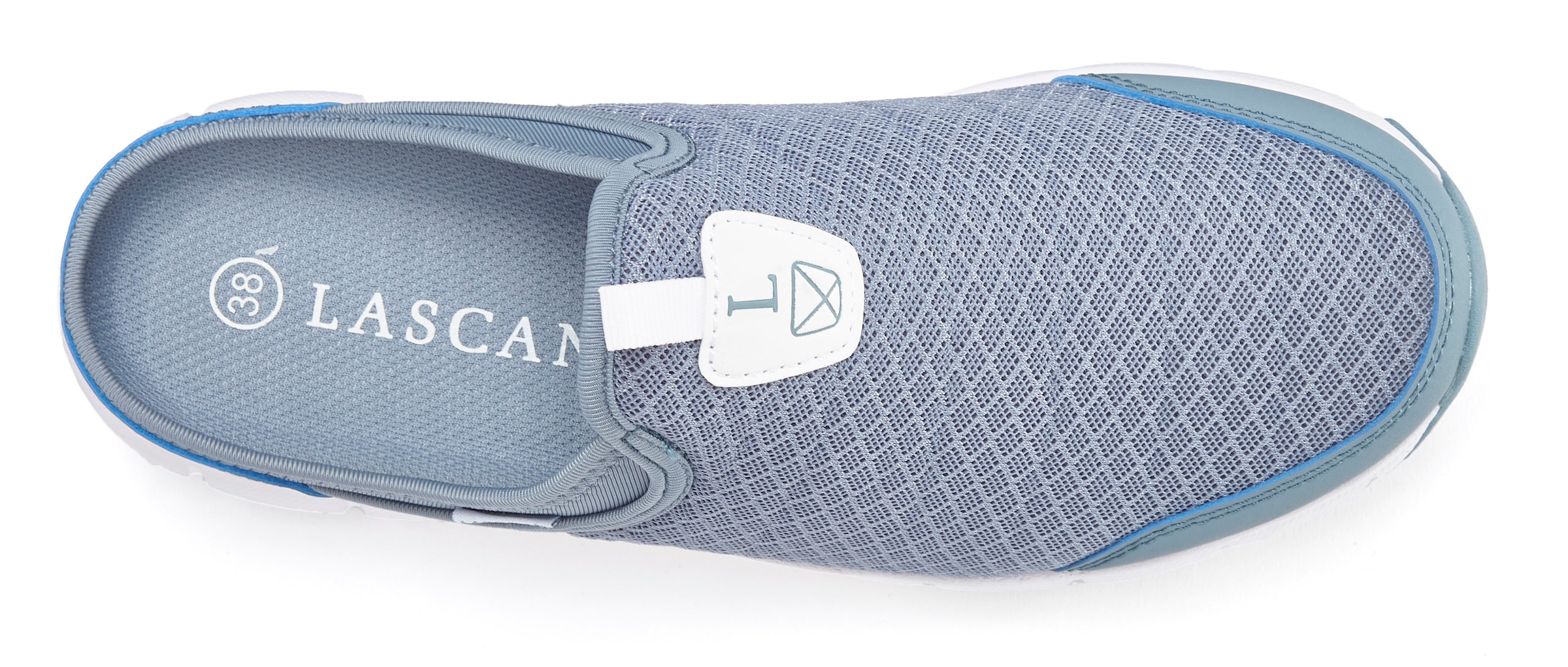 LASCANA Slip-On Sneaker, Sabot, Clogs aus leichtem Mesh-Material