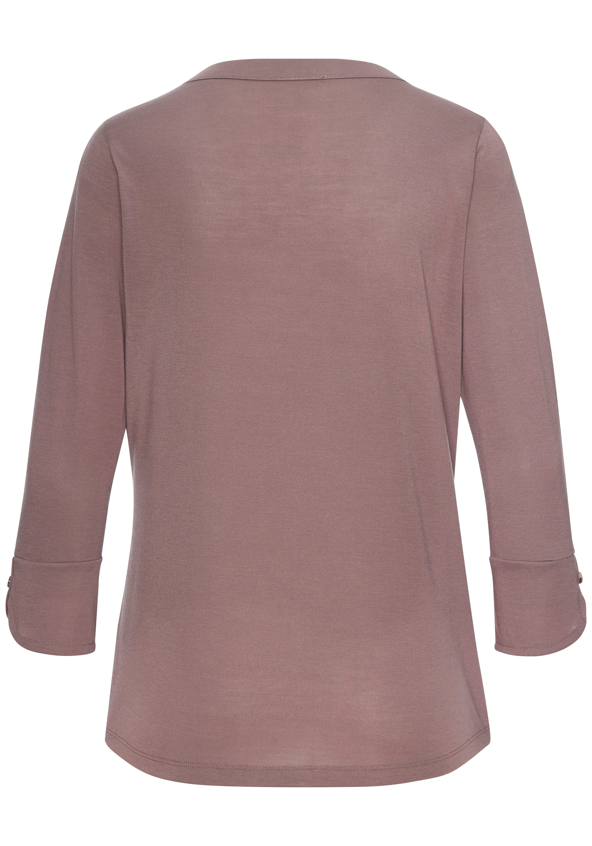 LASCANA Chemisier »mit Knopfdetails« t-shirt blouse d'été en qualité aérée avec viscose