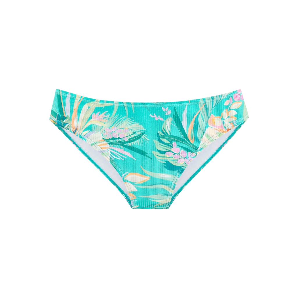 Venice Beach Bikini-Hose »Sandra«, in modischer, leicht glänzender Rippware