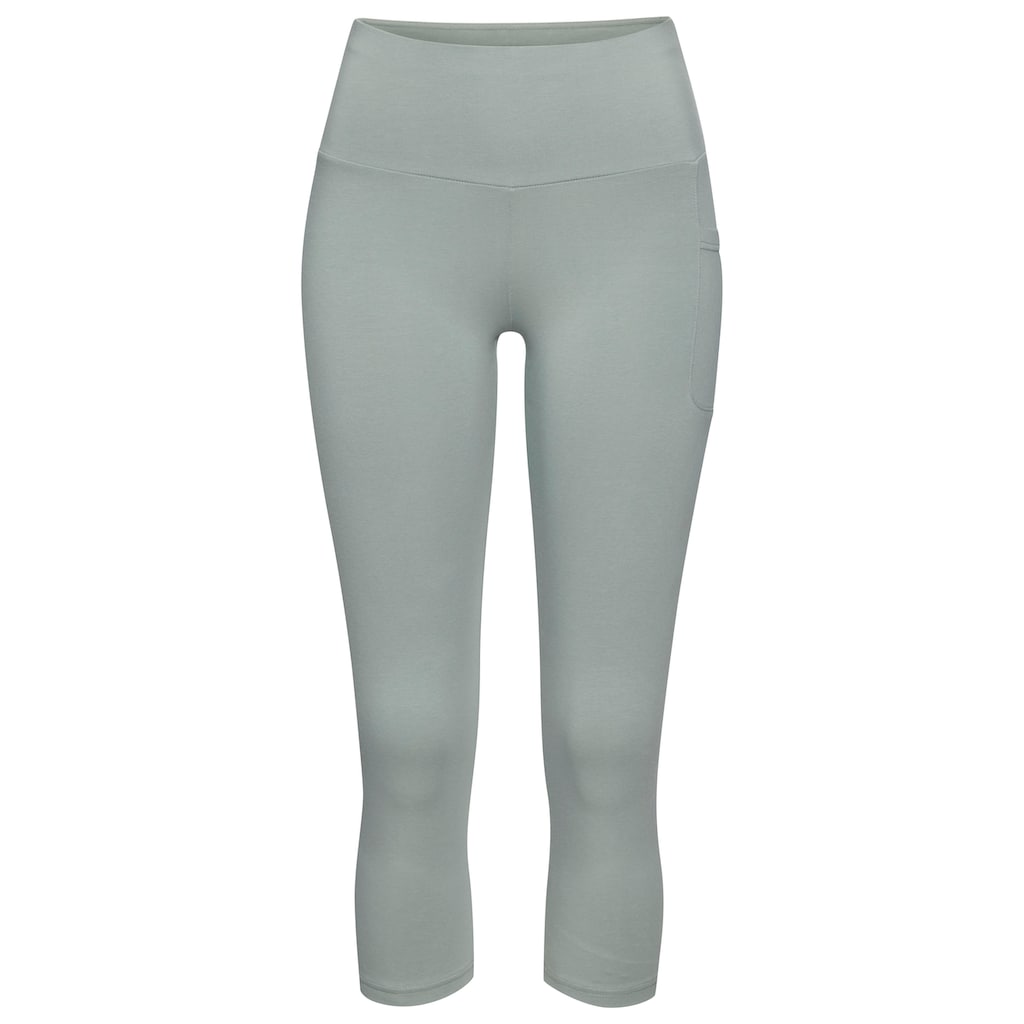 LASCANA ACTIVE 3/4-Leggings, mit Handytasche, Loungewear