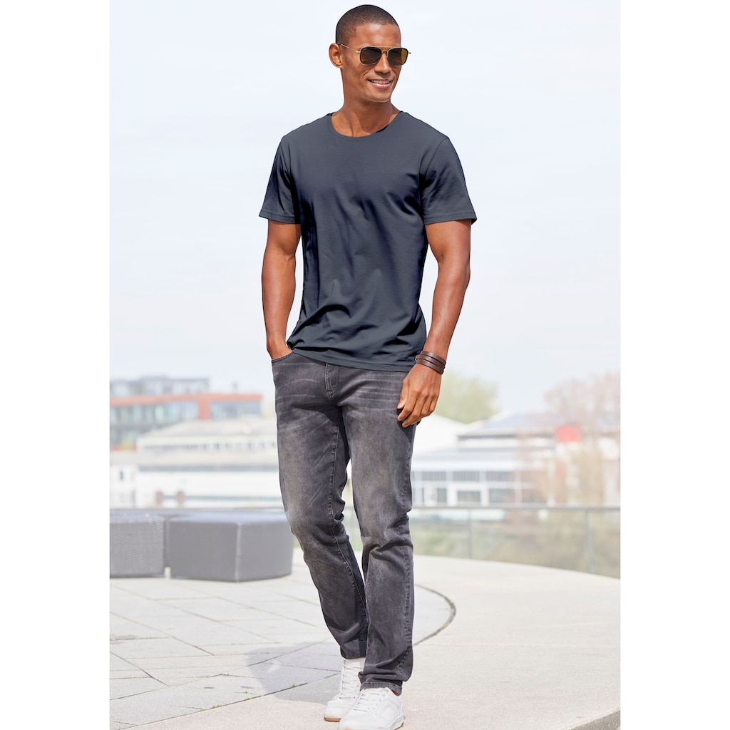 AUTHENTIC LE JOGGER T-Shirt, (Packung, 2), Freizeitshirt aus 100% Baumwolle