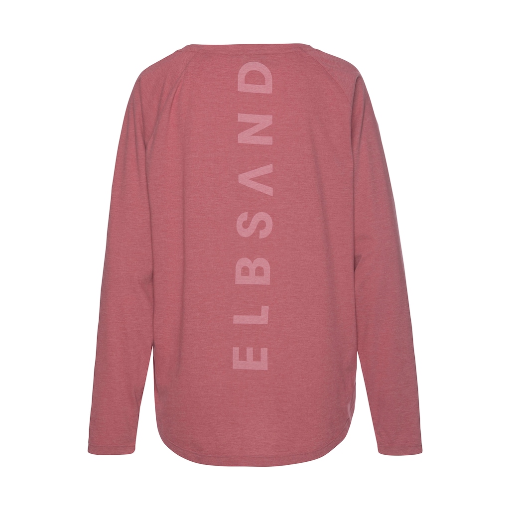 Elbsand Longsleeve »Tira«, mit Logodruck hinten, Langarmshirt, sportlich-casual