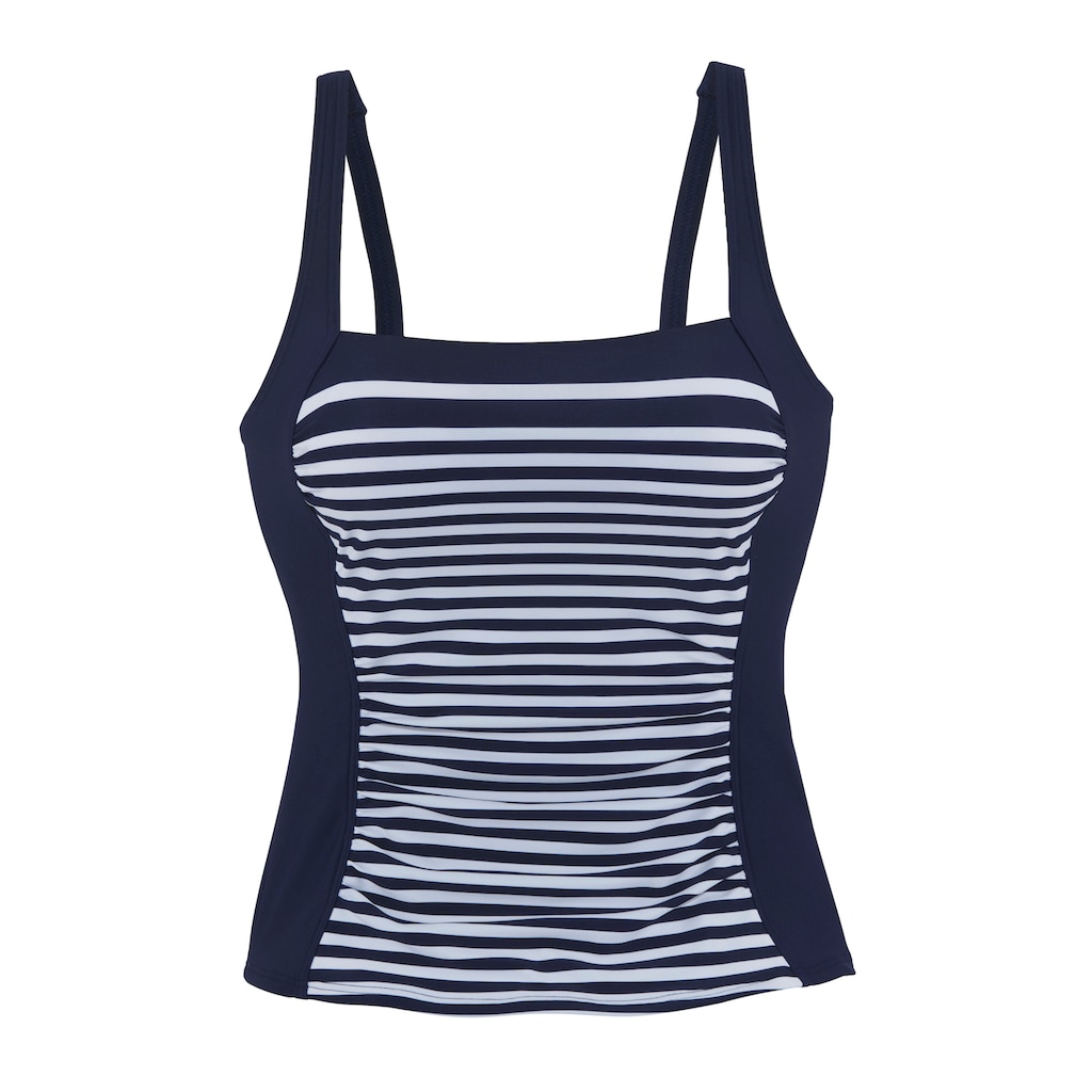 LASCANA Tankini-Top »Myst«, mit platziertem Streifen-Design