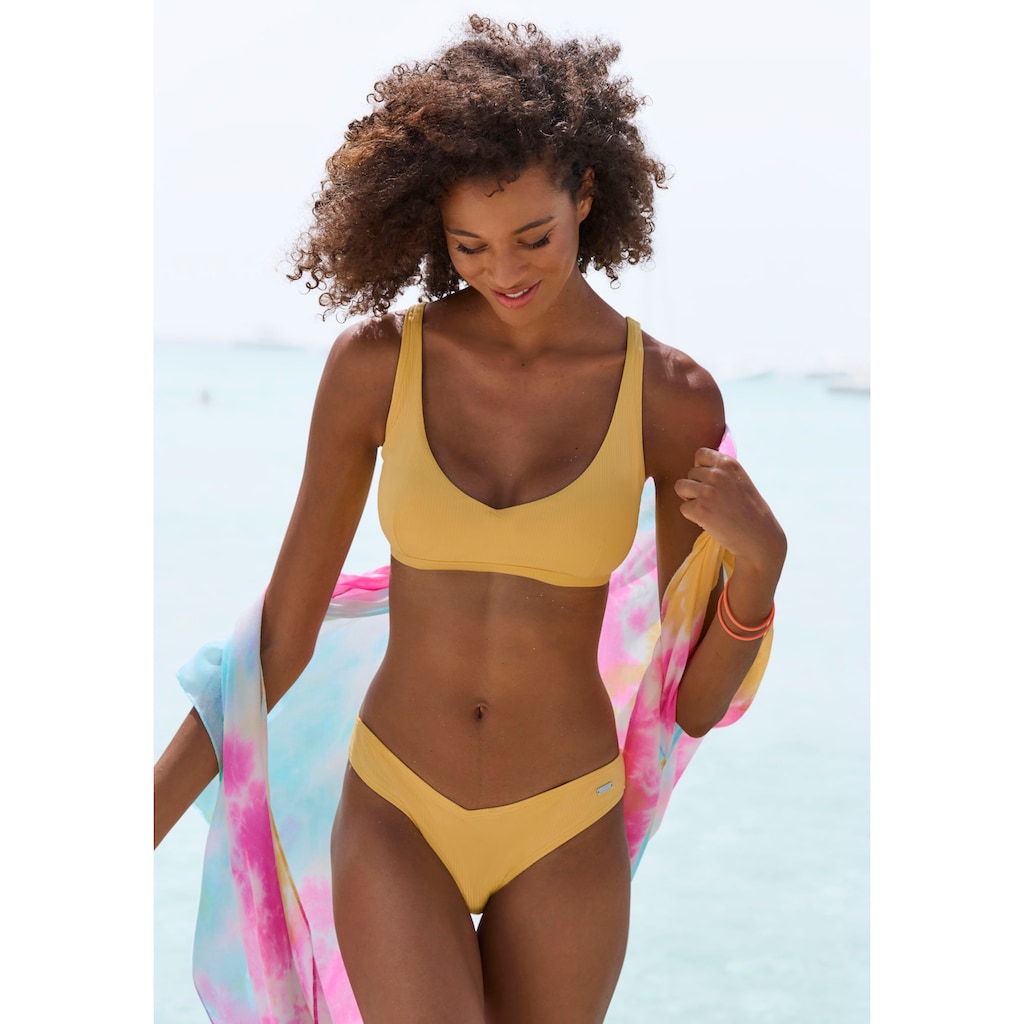 Venice Beach Bikini-Hose »Lucky«, aus gerippter Strukturware