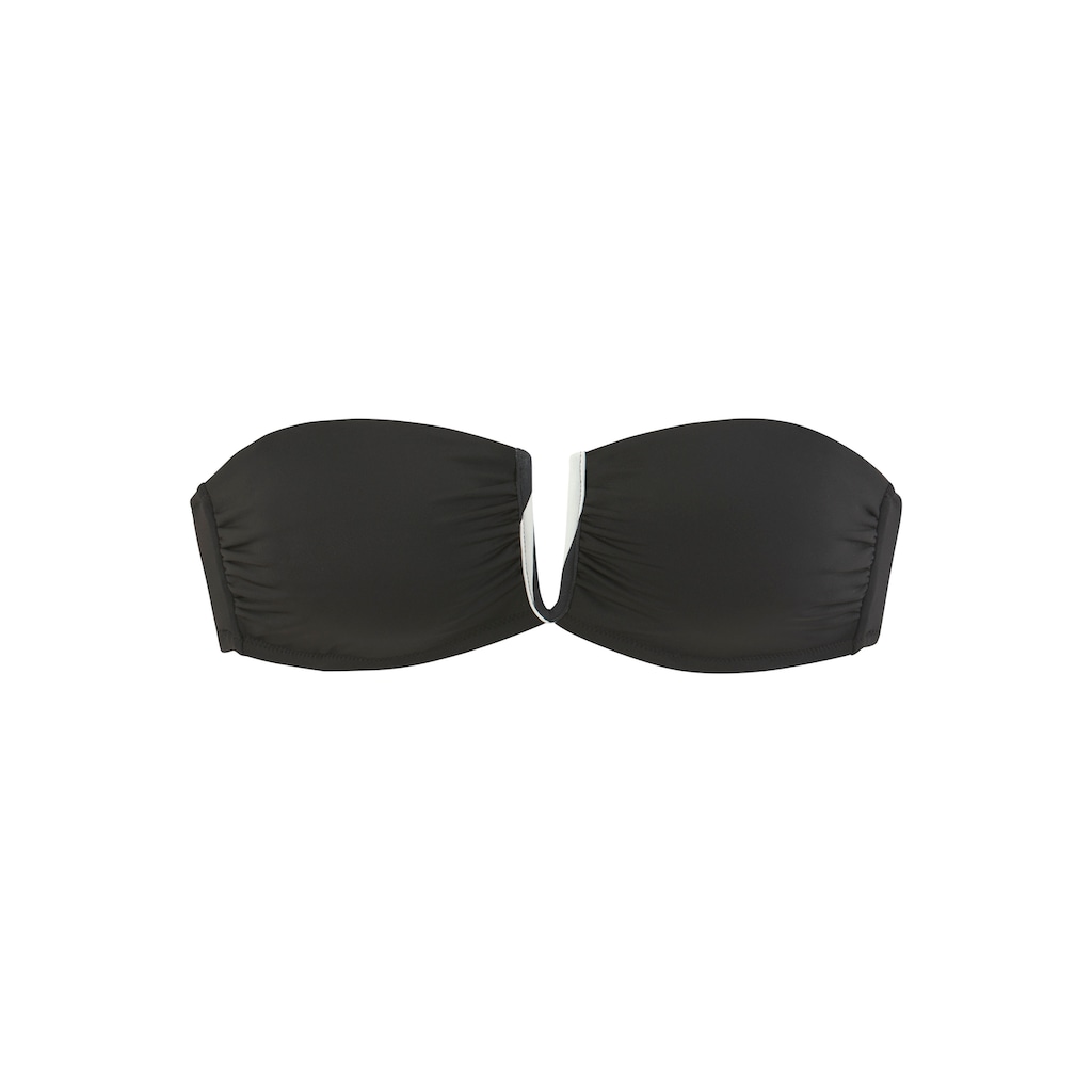 French Connection Bandeau-Bikini »Claire«, V-förmige Schnalle zwischen den Cups