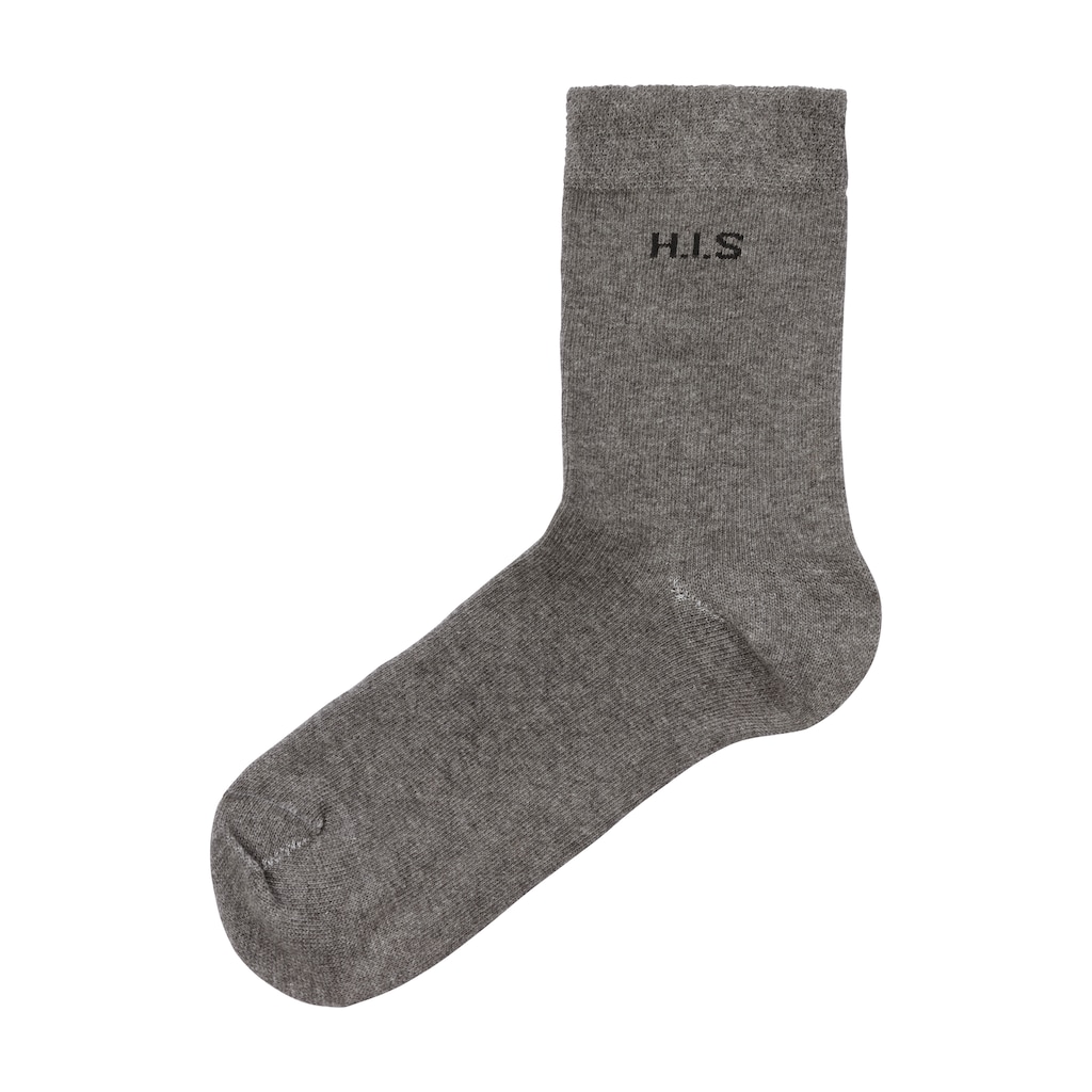 H.I.S Socken, (Packung, 4 Paar), ohne einschneidendes Bündchen