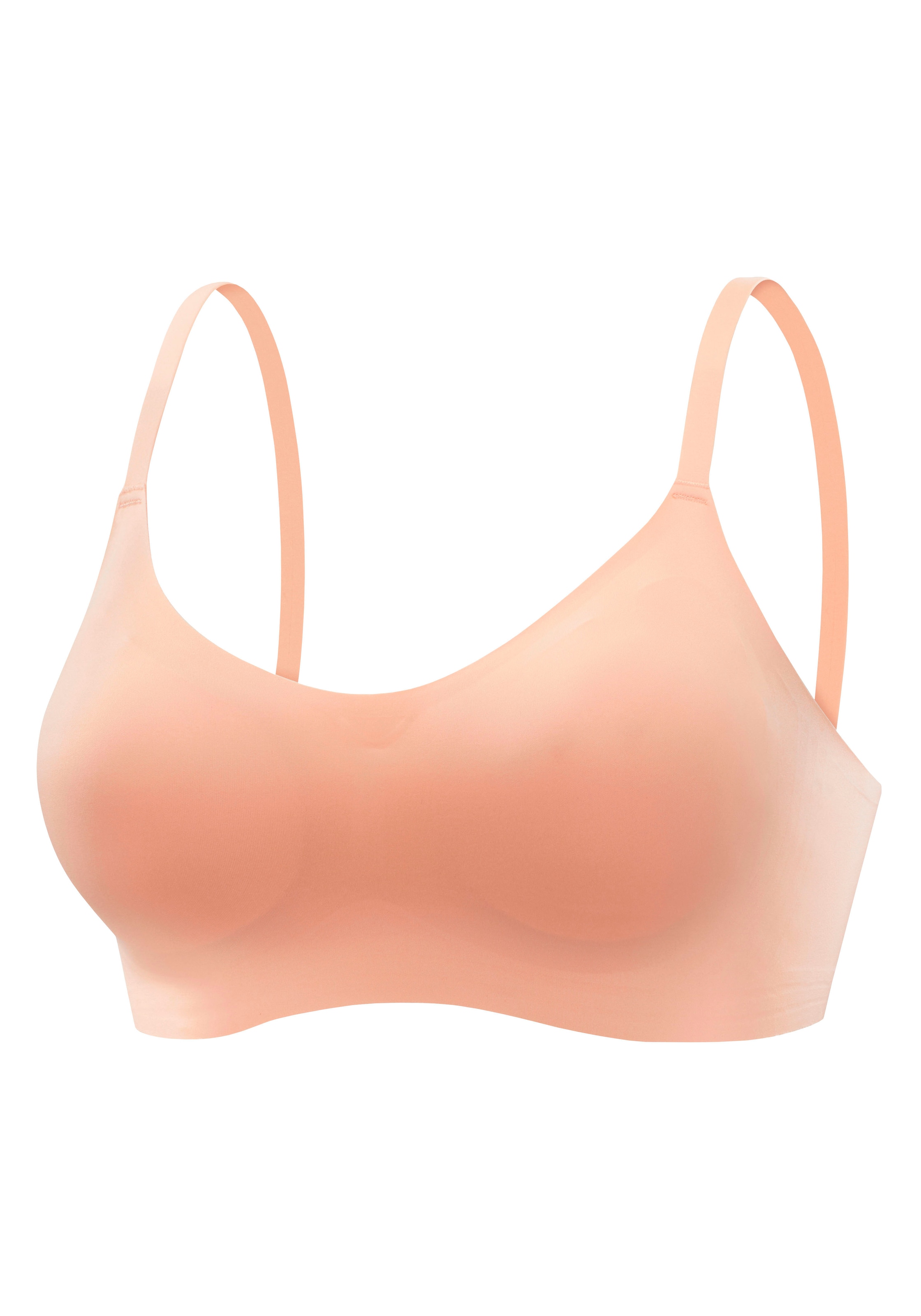 Nuance Bralette-BH, SEAMLESS ohne Bügel, mit herausnehmbarem Push-up-Kissen, Basic Dessous