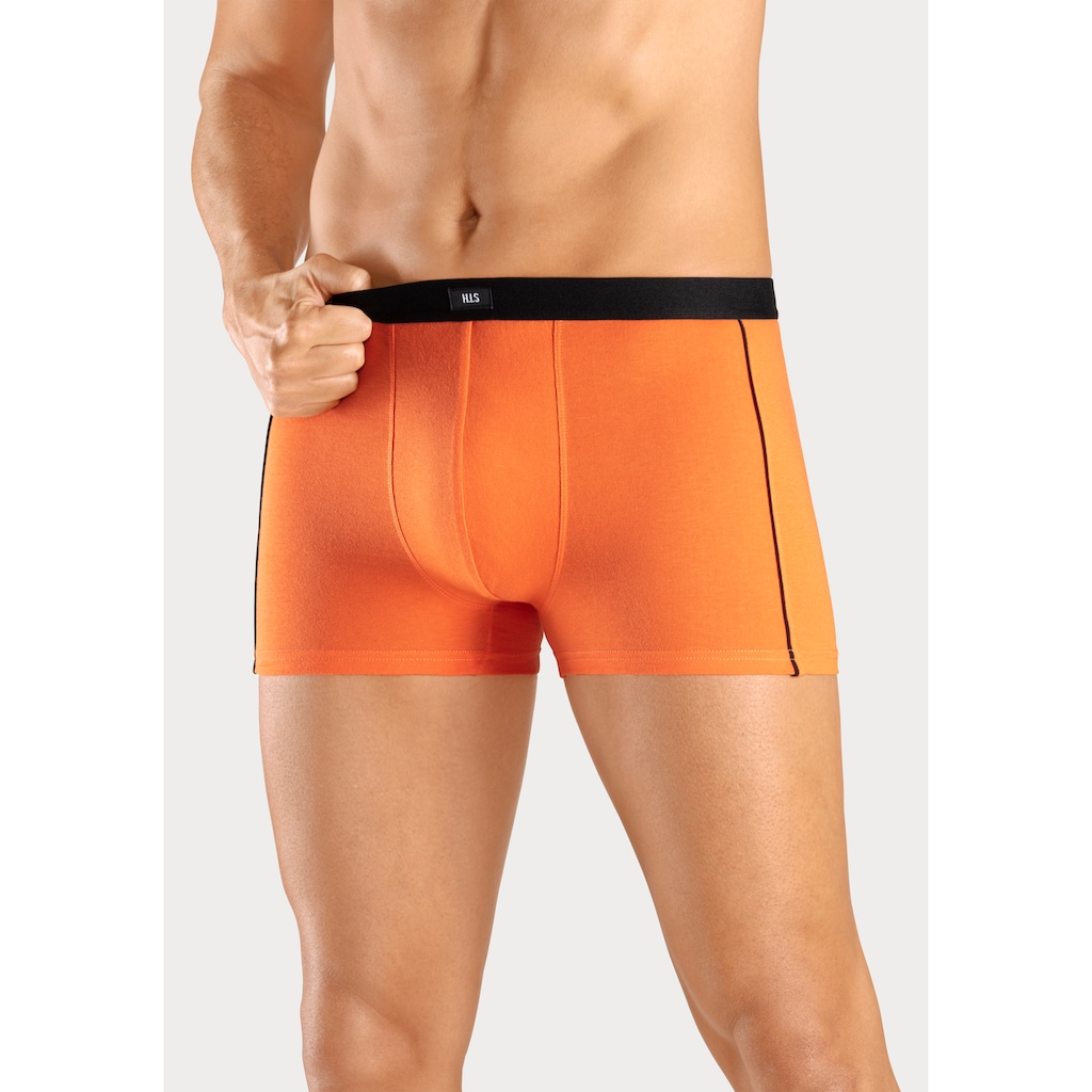 H.I.S Boxer »Boxershorts für Herren«, (Packung, 3 St.), mit schmalen Piping an den Seiten