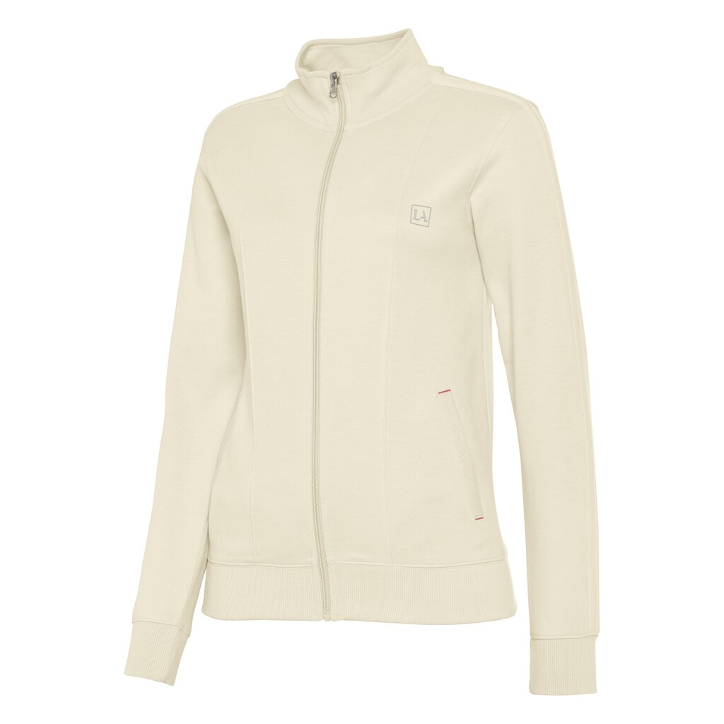 LASCANA ACTIVE Sweatjacke, mit kontrastierendem Einsatz