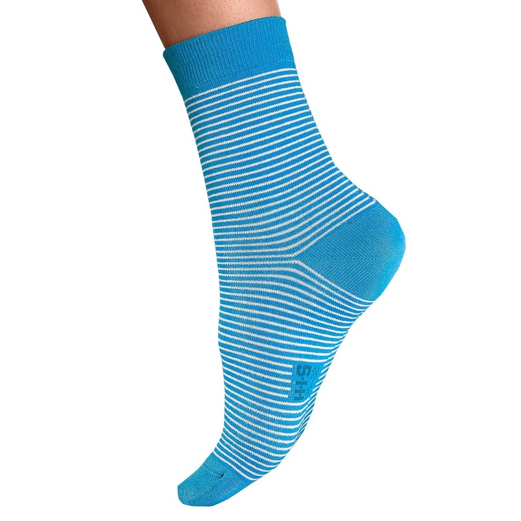 H.I.S Socken, (Packung, 6 Paar), mit druckfreiem Bündchen