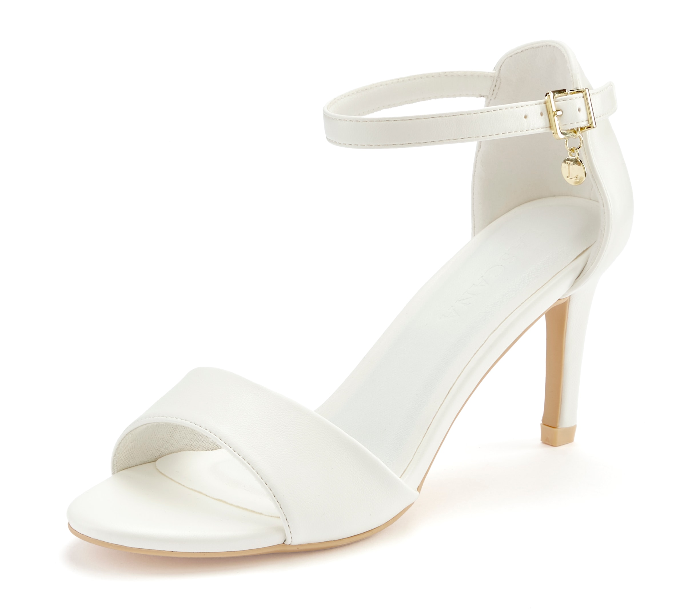 LASCANA High-Heel-Sandalette »Sommerschuh«, Sandale, Sandalette, Riemchensandalette VEGAN