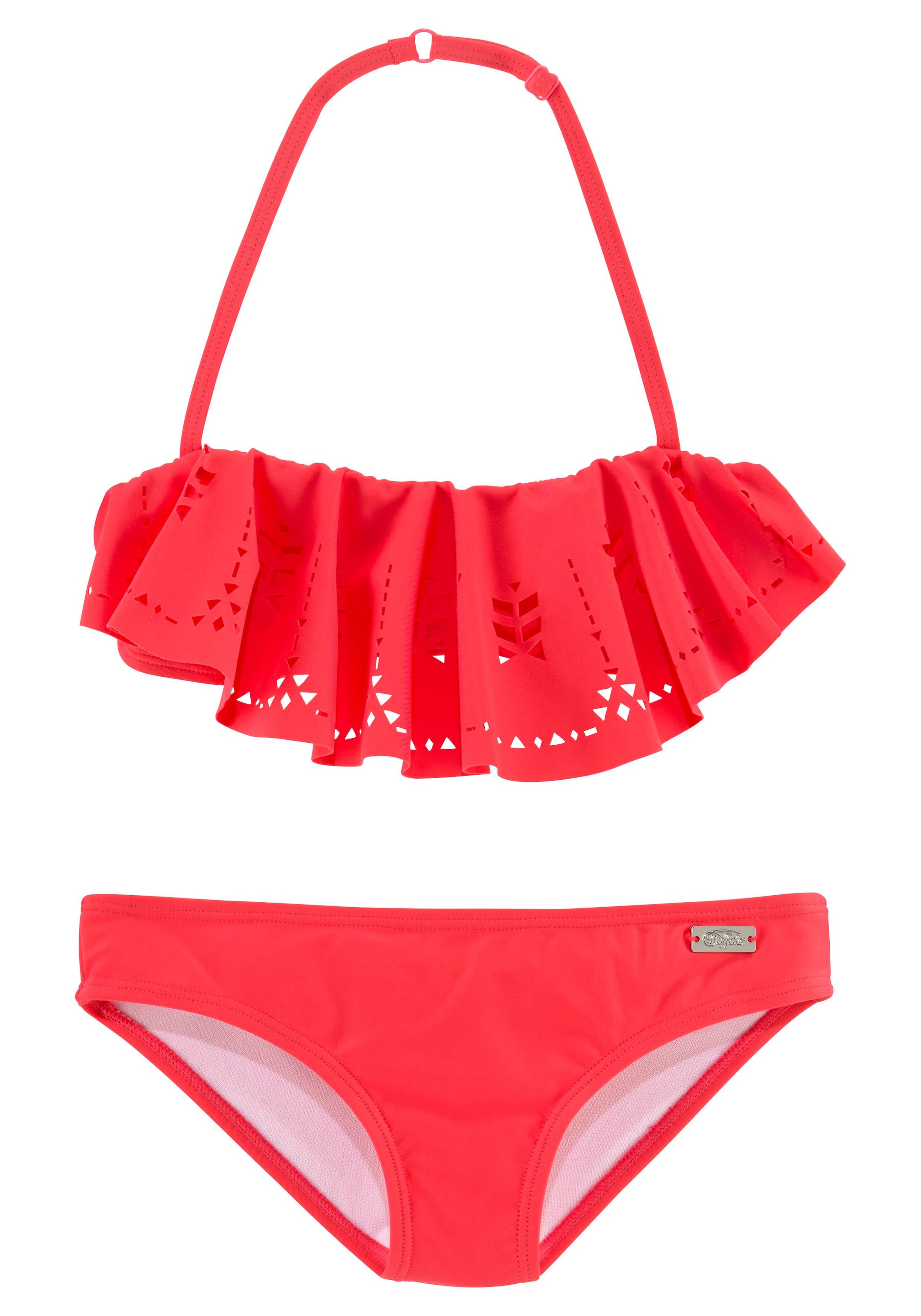 Buffalo Bandeau-Bikini mit modischem Volant