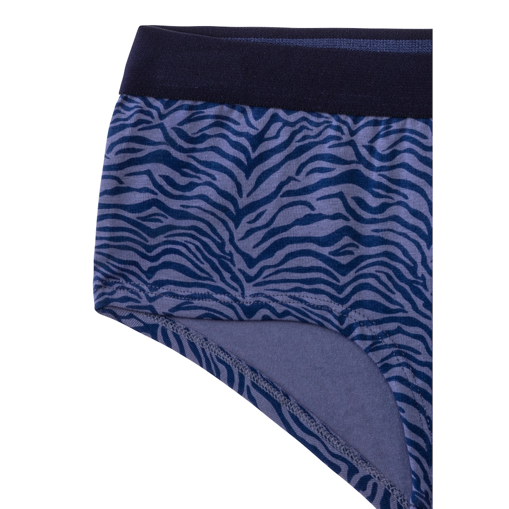 Bench. Set: Bustier, (4 tlg., mit Panty), mit tonigem Zebramuster