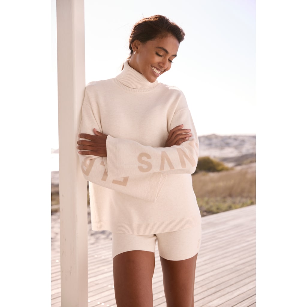 Elbsand Sweater, Rollkragenpullover aus weichem Strick, Loungewear