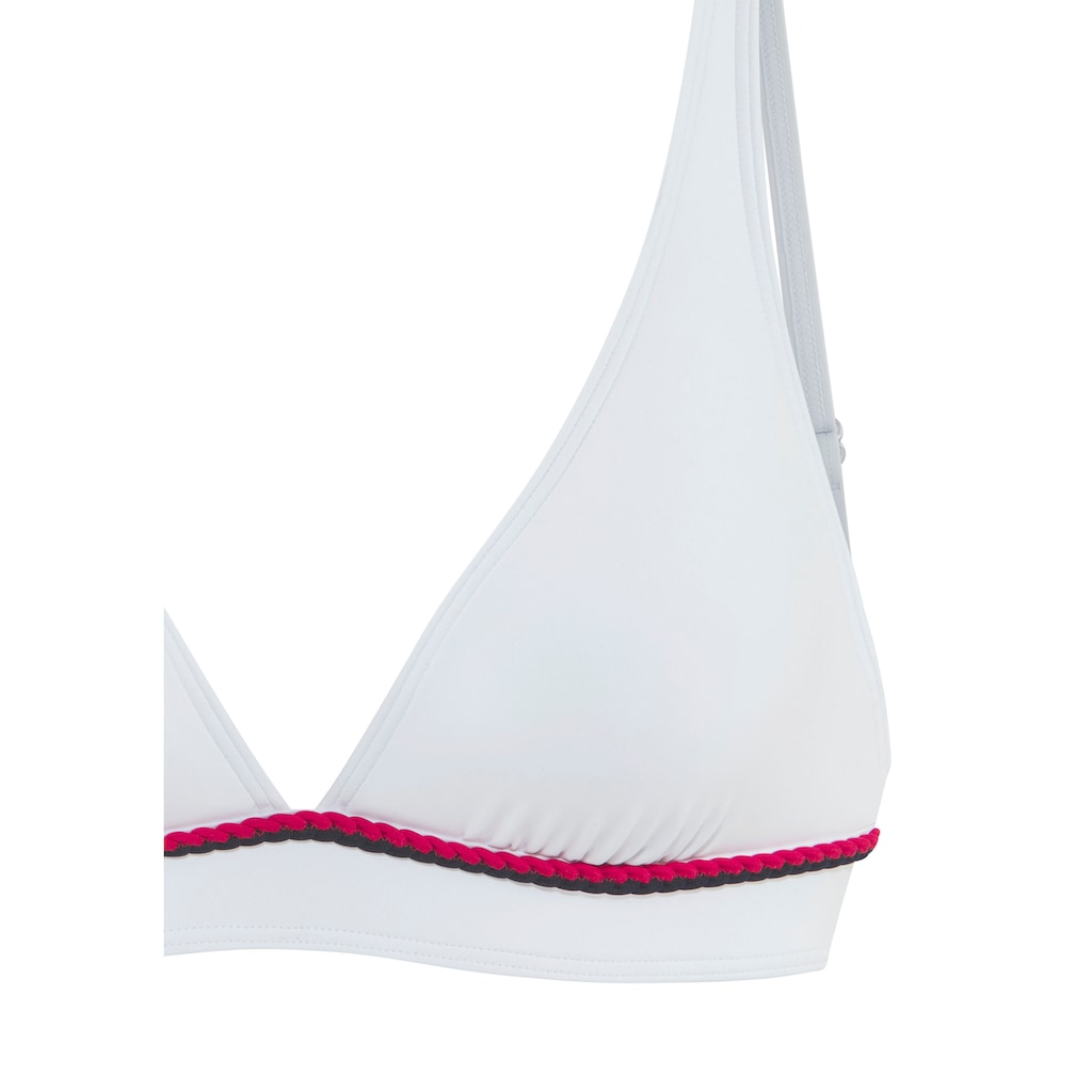 s.Oliver Triangel-Bikini-Top »Junis«, mit geflochtener Kordel