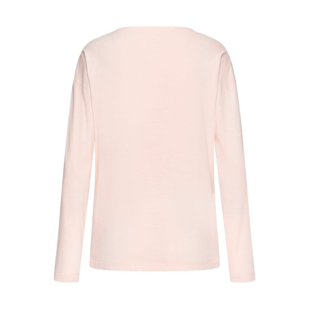 Vivance Dreams Pyjamaoberteil, mit Frontdruck