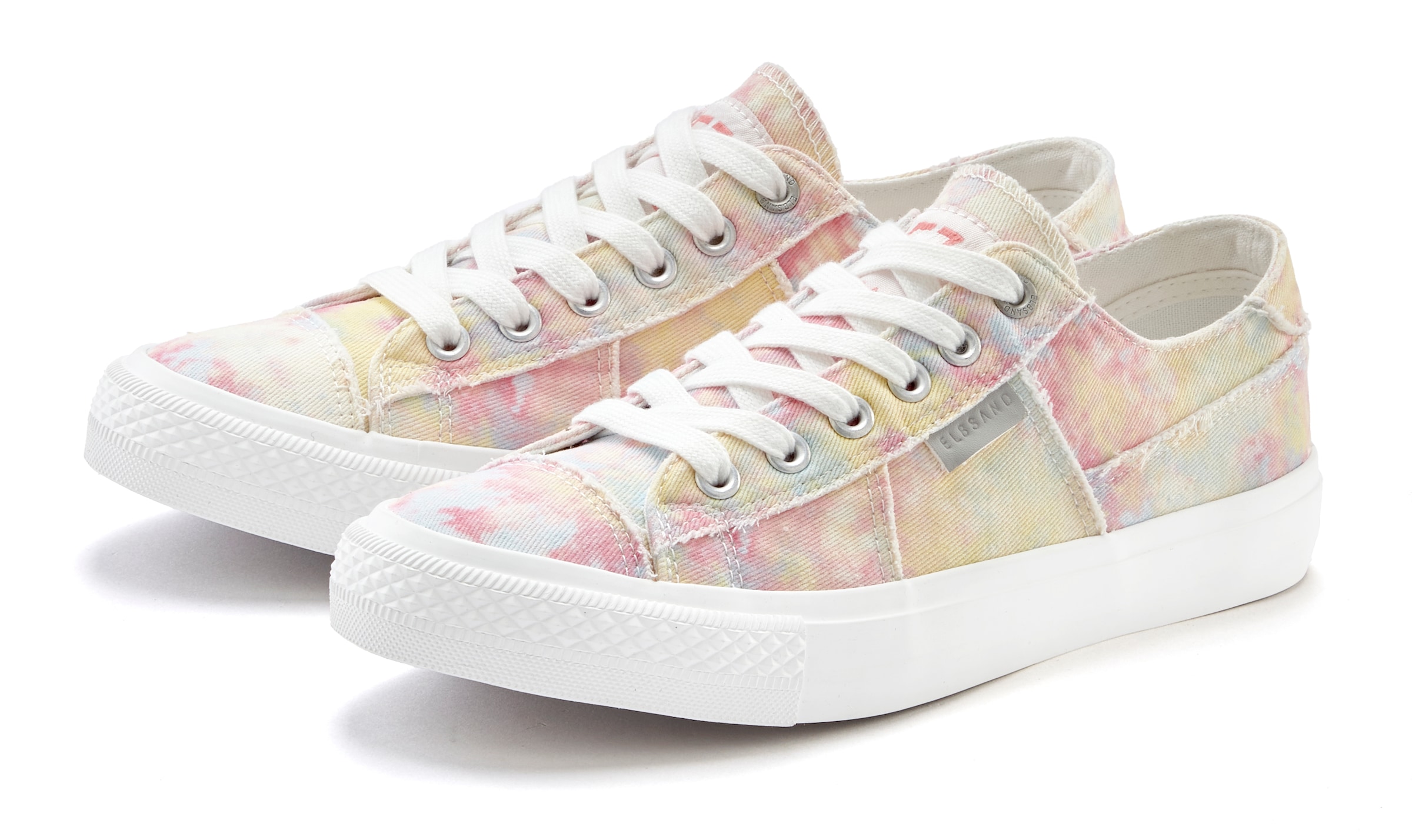 Elbsand Sneaker »Schnürschuh,«, Schnürhalbschuh, Freizeitschuh aus Textil, Used-Look VEGAN