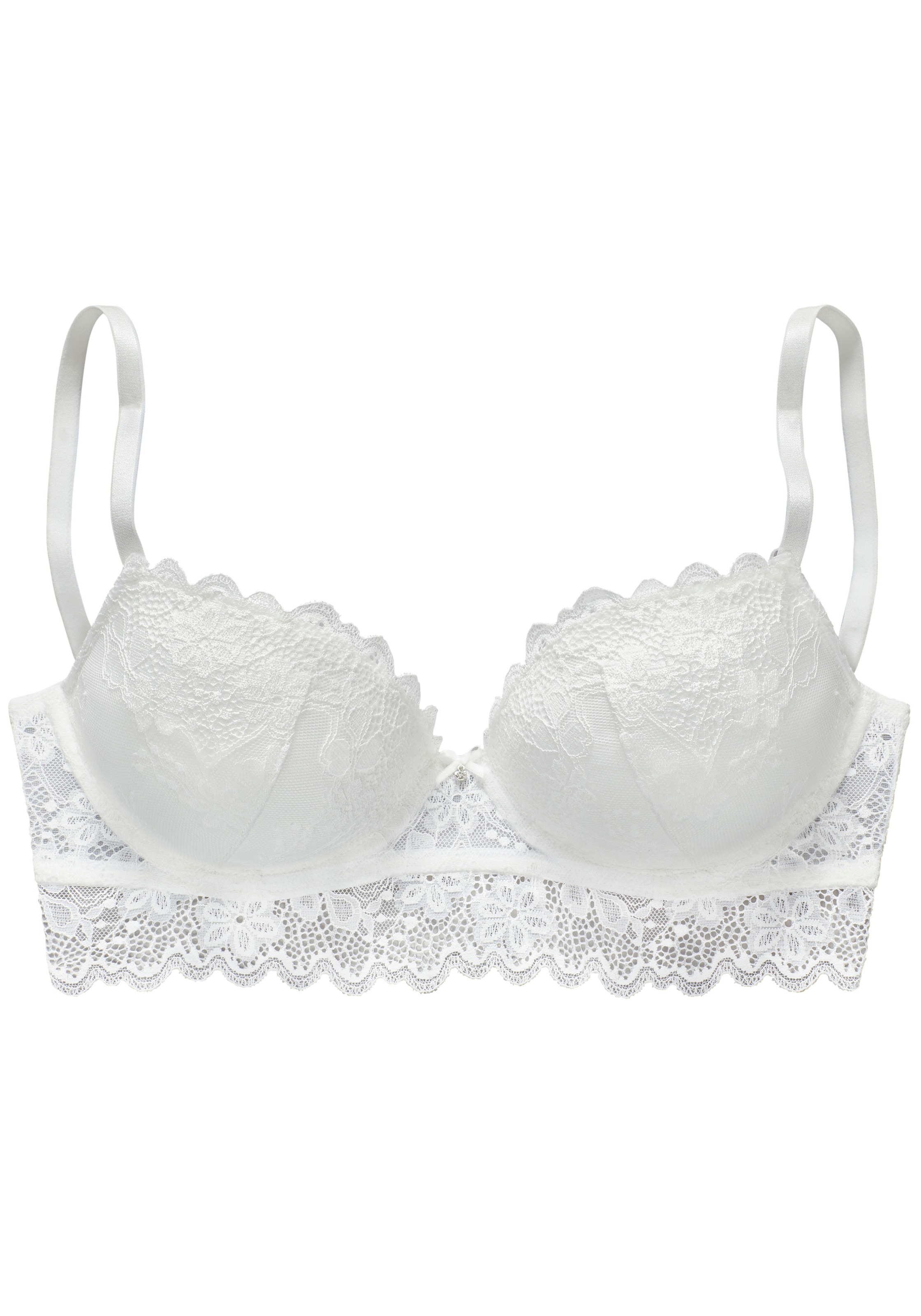 Vivance Push-up-BH, aus Jacquardspitze in leichter Longform, sexy Dessous