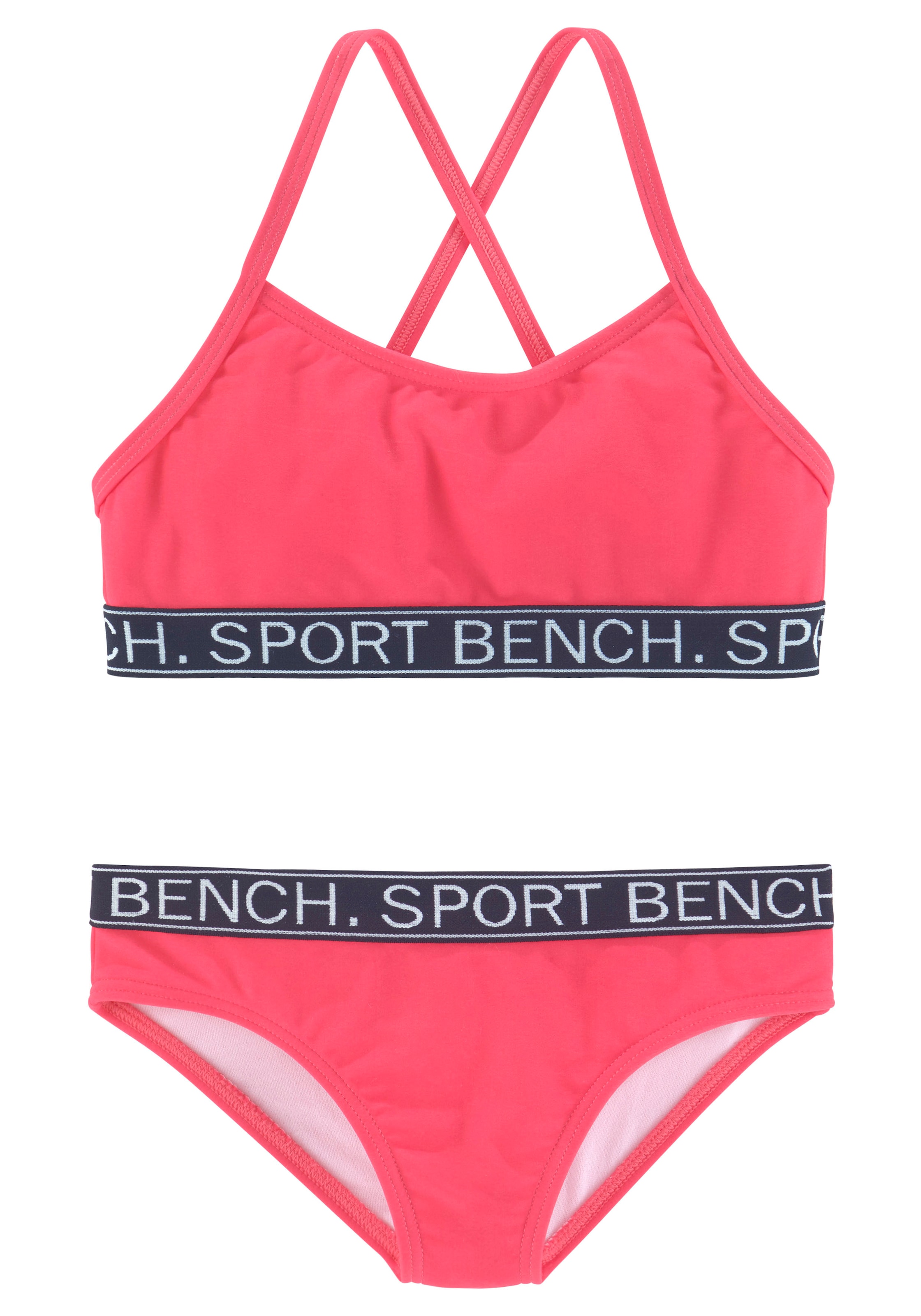 Bench. Bustier-Bikini »Yva Kids« in sportlichem Design und Farben