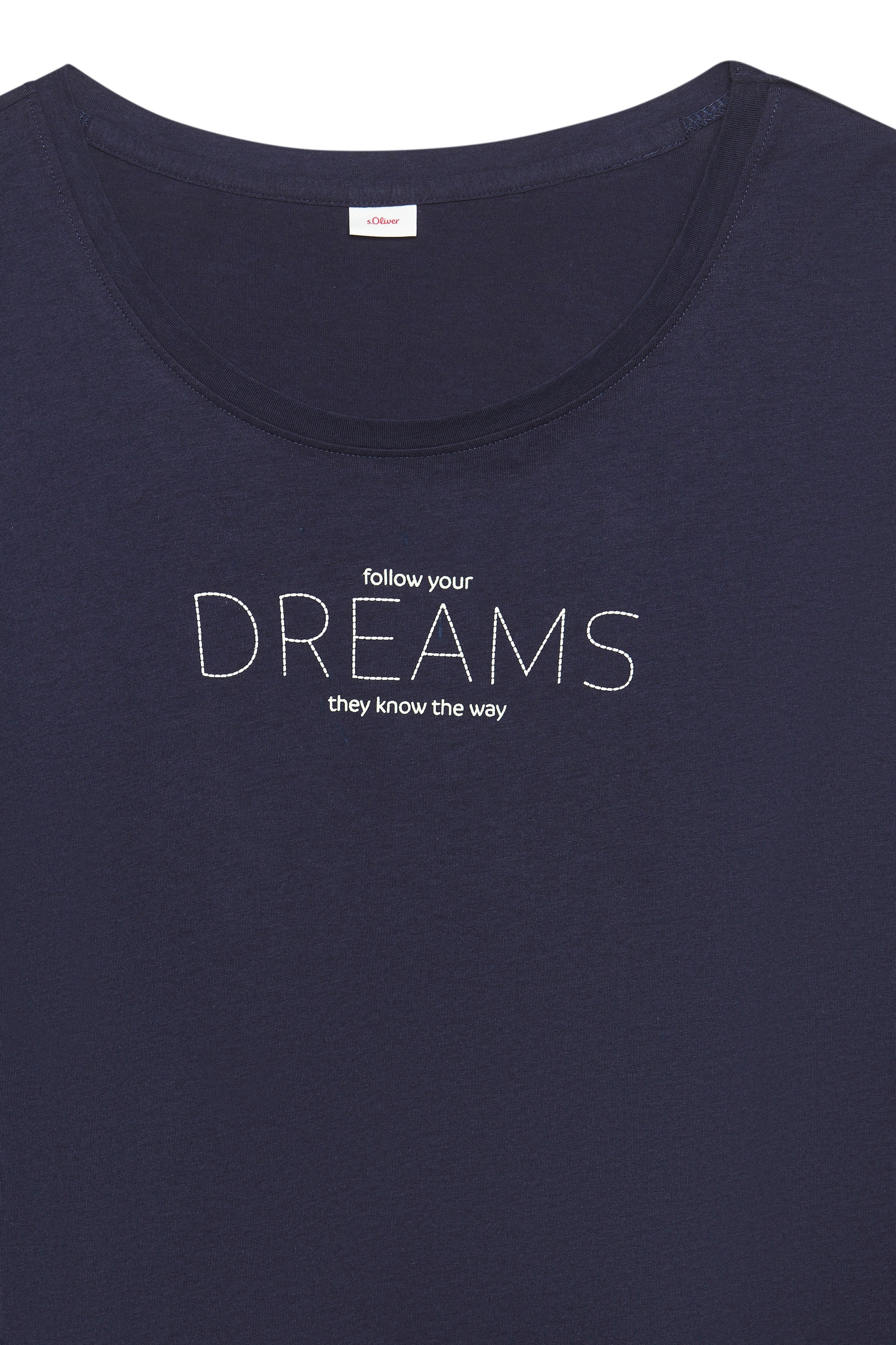 s.Oliver Sleepshirt, mit Frontdruck