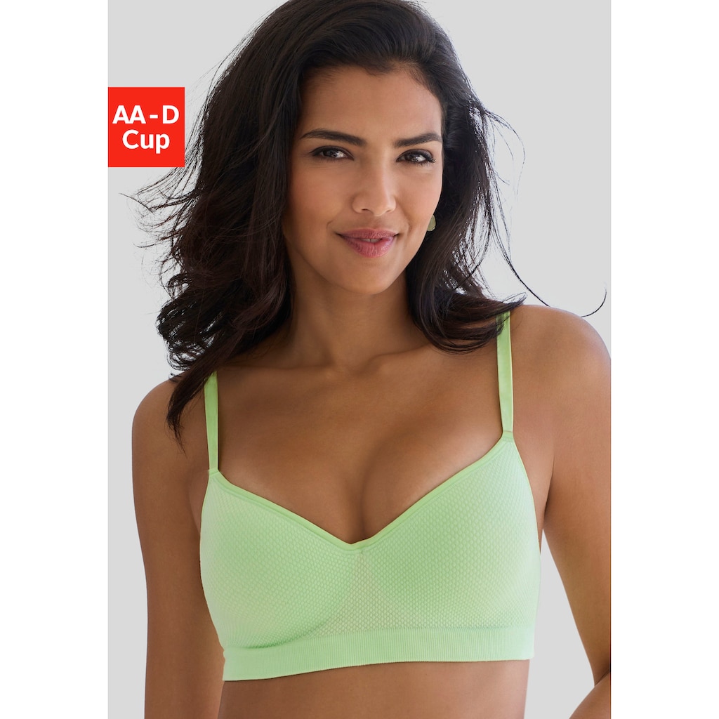 LASCANA Push-up-BH »COMFY BRA«, mit Bügel aus weicher Baumwollmischung, Dessous