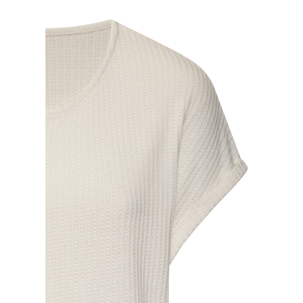 Vivance Kurzarmshirt »aus weicher Piqué-Qualität«