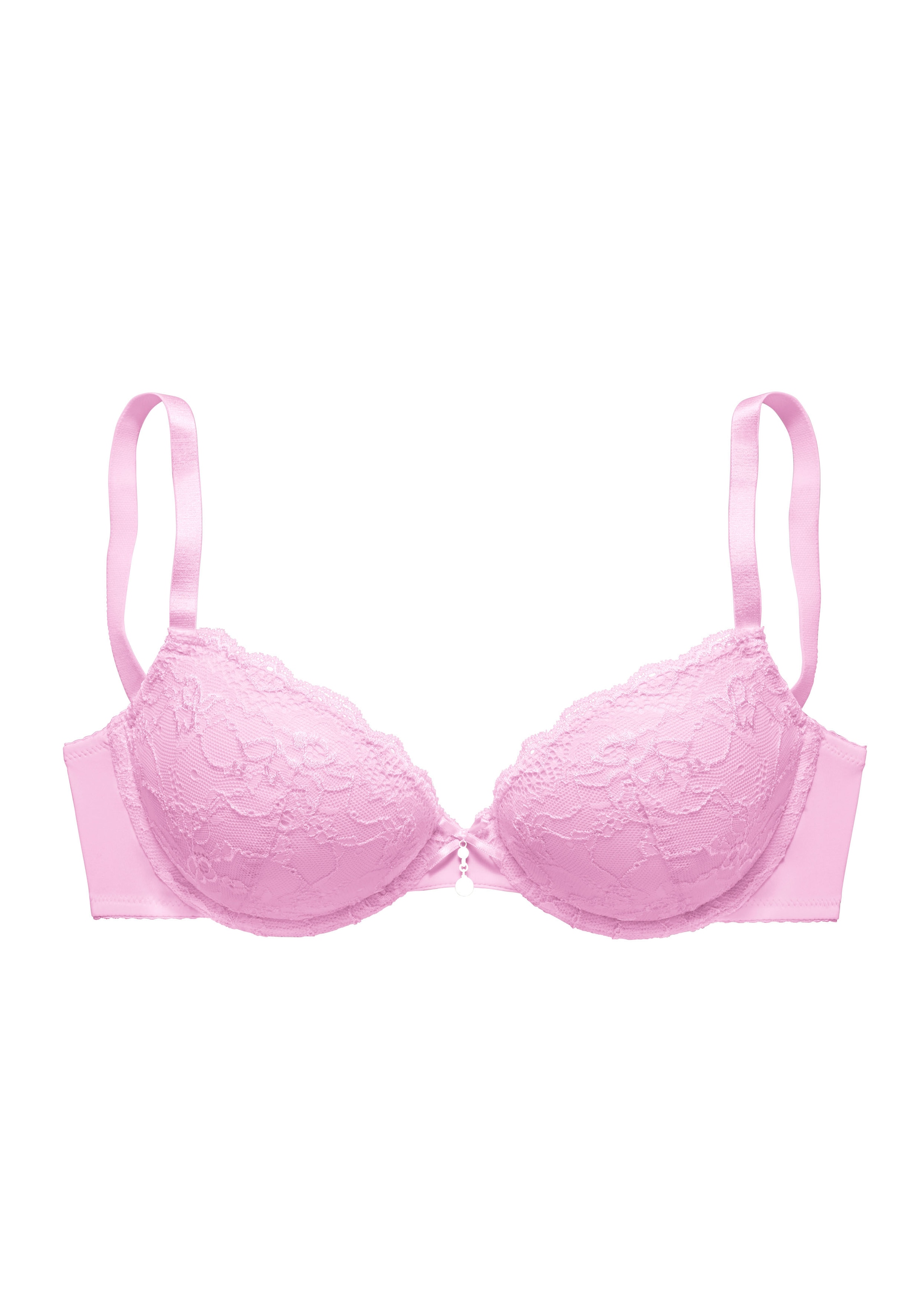 LASCANA Push-up-BH »Nina« mit Bügel, mit Spitzencups und herausnehmbaren Kissen, Dessous