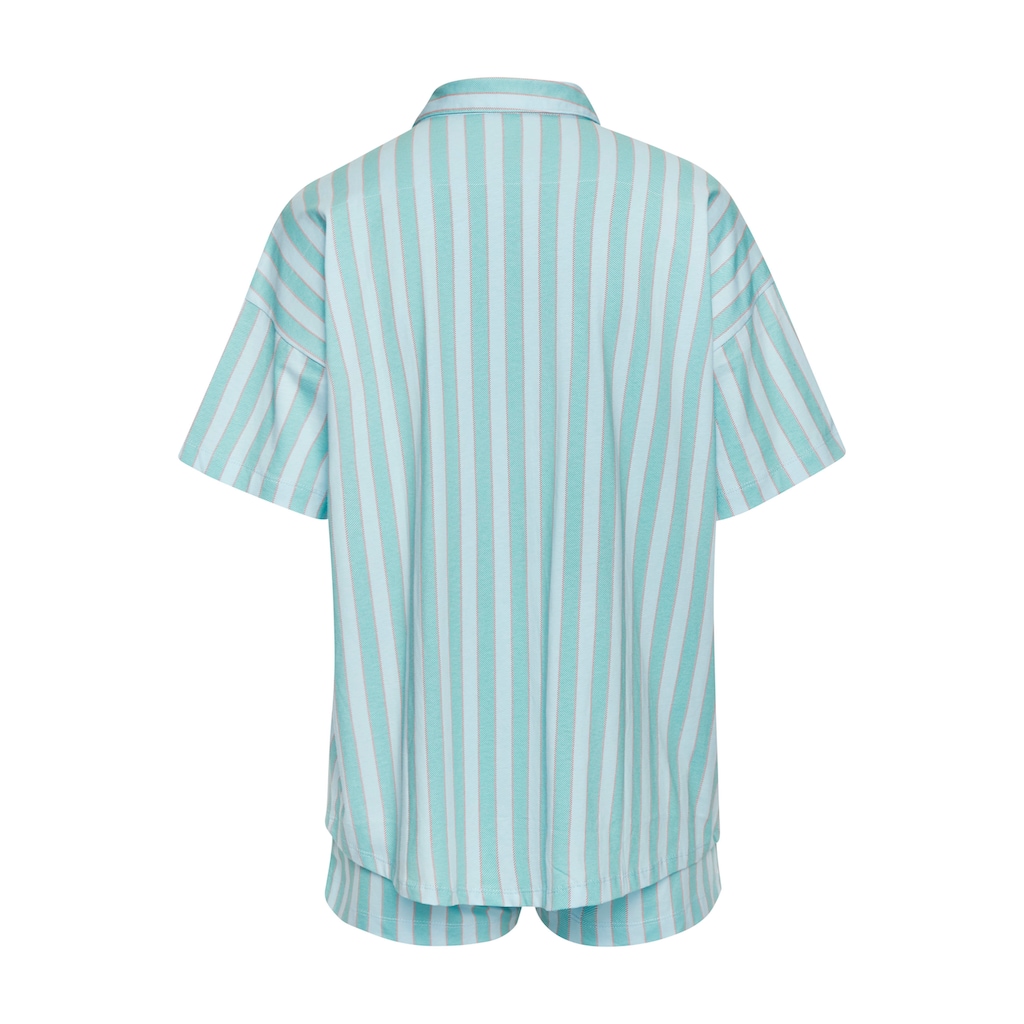 Vivance Dreams Shorty, (Set, 2 tlg.), mit zartem Streifenmuster