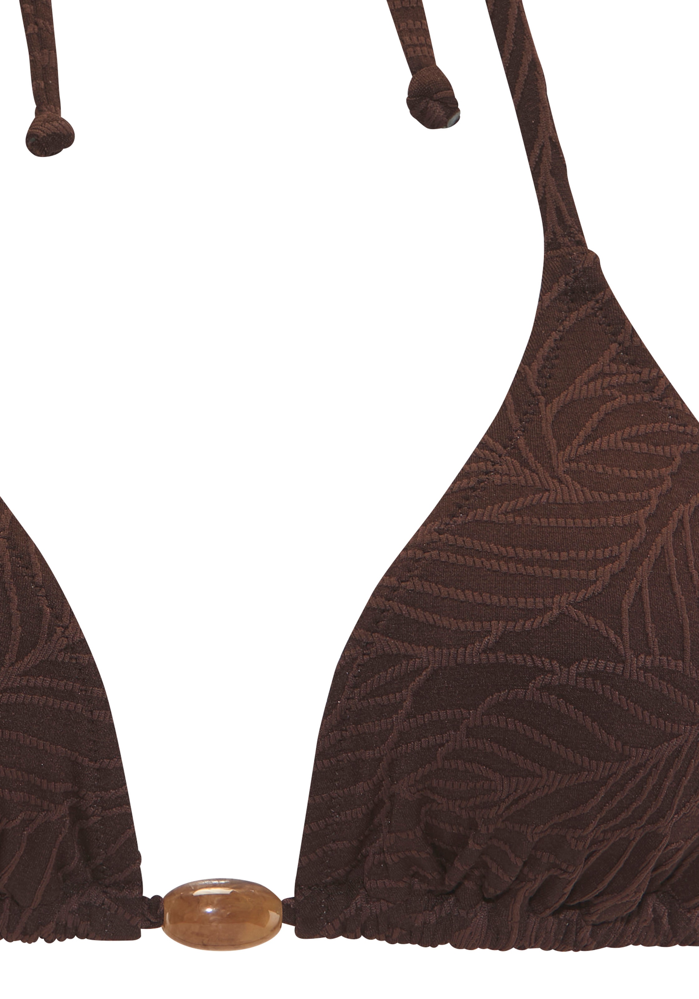 LASCANA Triangel-Bikini-Top »Fay« aus eleganter Strukturware