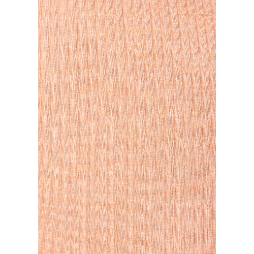 s.Oliver Pyjamaoberteil, in elastischer Rippware