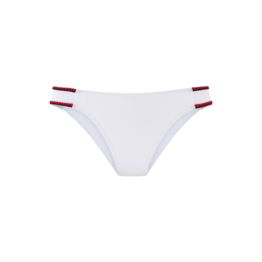 s.Oliver Bikini-Hose »Junis«, mit geflochtenen Details