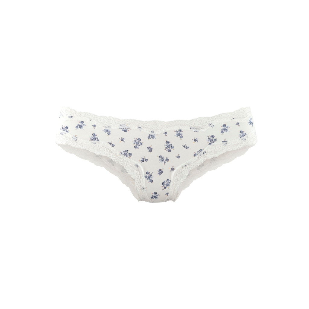 Vivance Brasilslip, (3er-Pack), aus elastischer Baumwolle