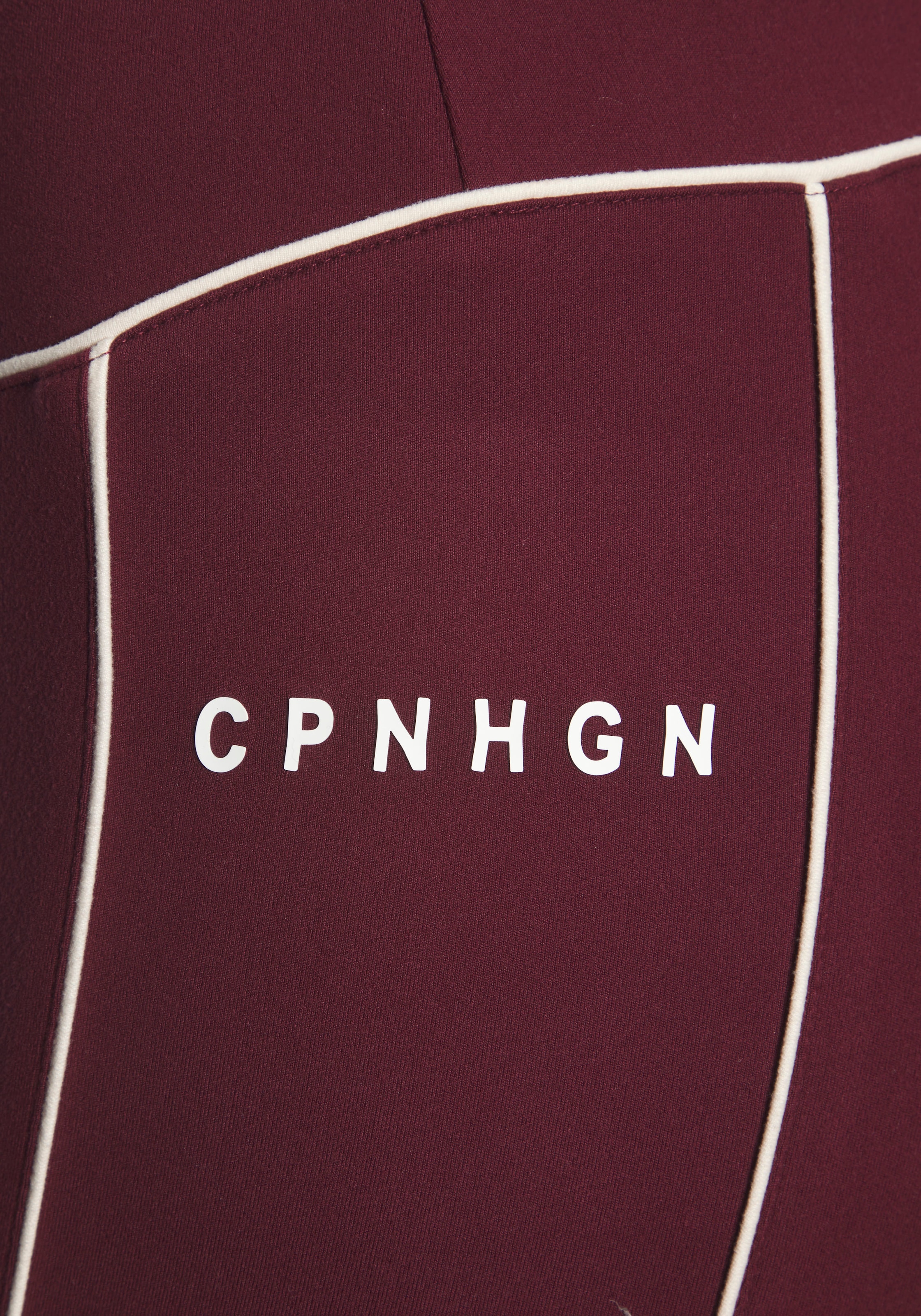 Copenhagen Studios Leggings fonctionnels  mit Paspeln und Logodruck